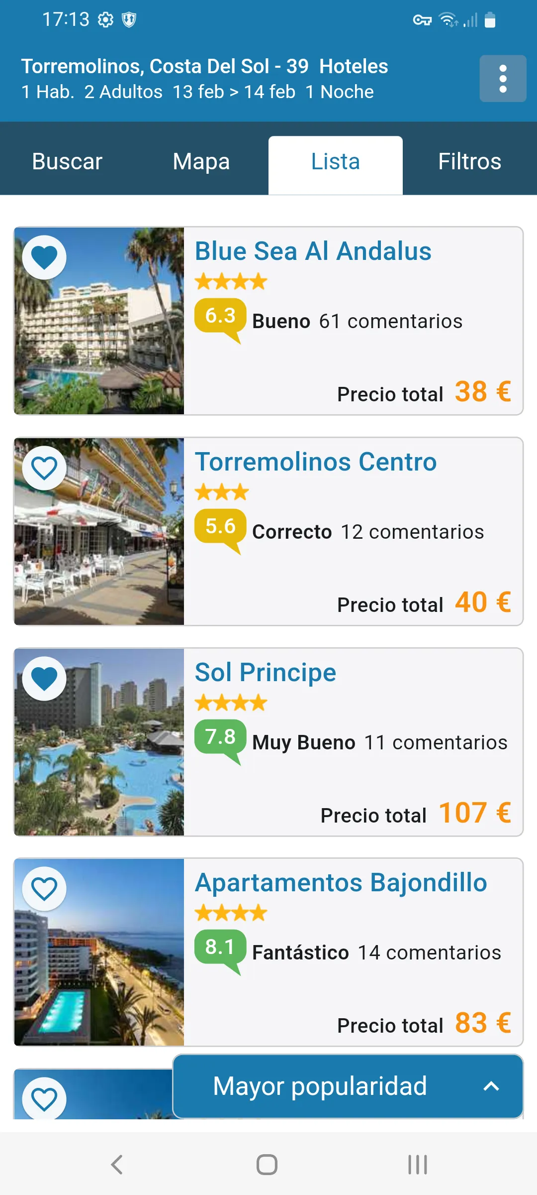 QueHoteles.com | Indus Appstore | Screenshot