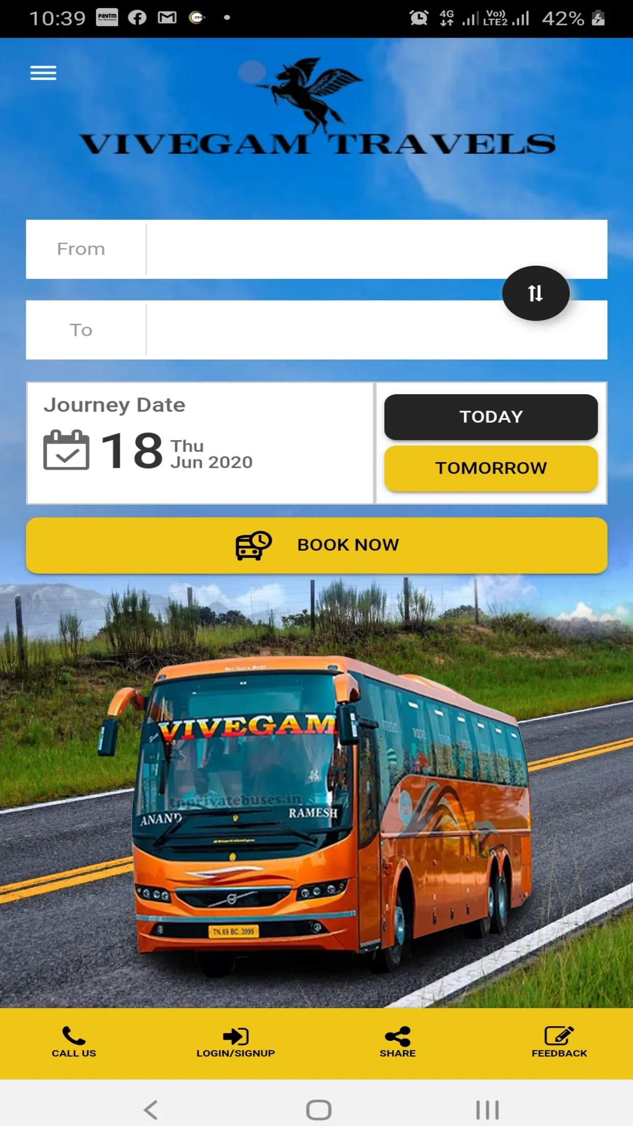 Vivegam Travels | Indus Appstore | Screenshot