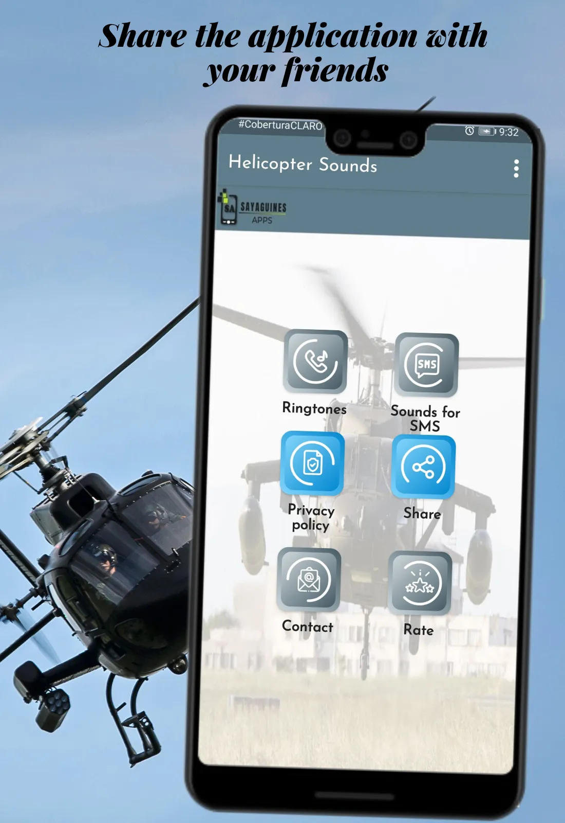 Helicopter ringtones, helicopt | Indus Appstore | Screenshot