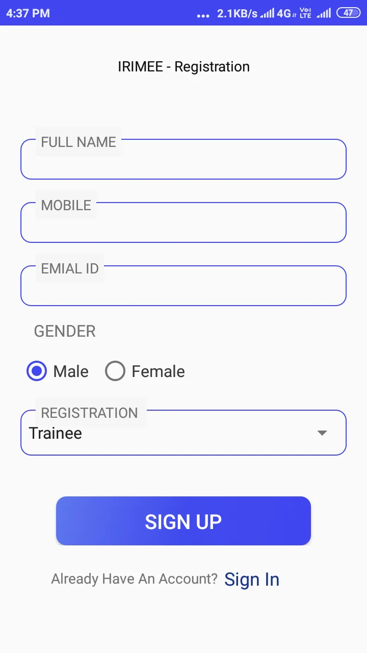 IRIMEE - TRAINING MANAGEMENT | Indus Appstore | Screenshot