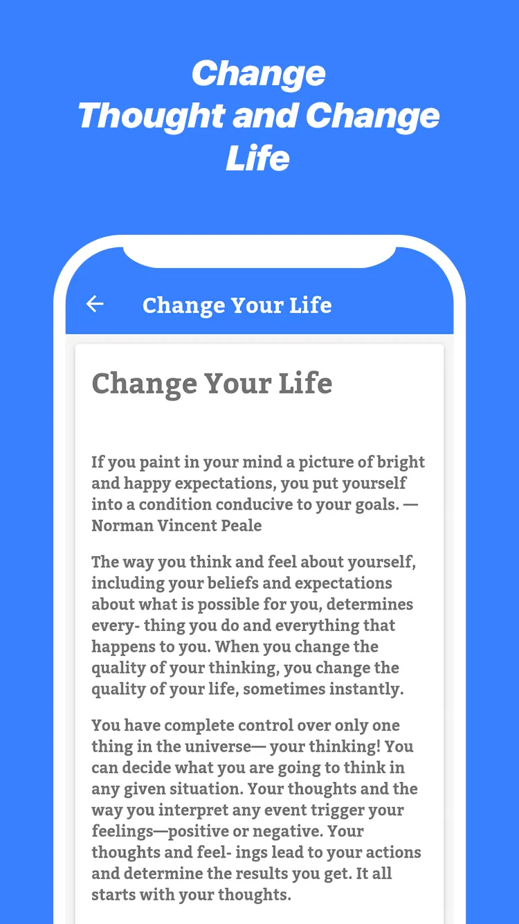 Change Thought and Change Life | Indus Appstore | Screenshot