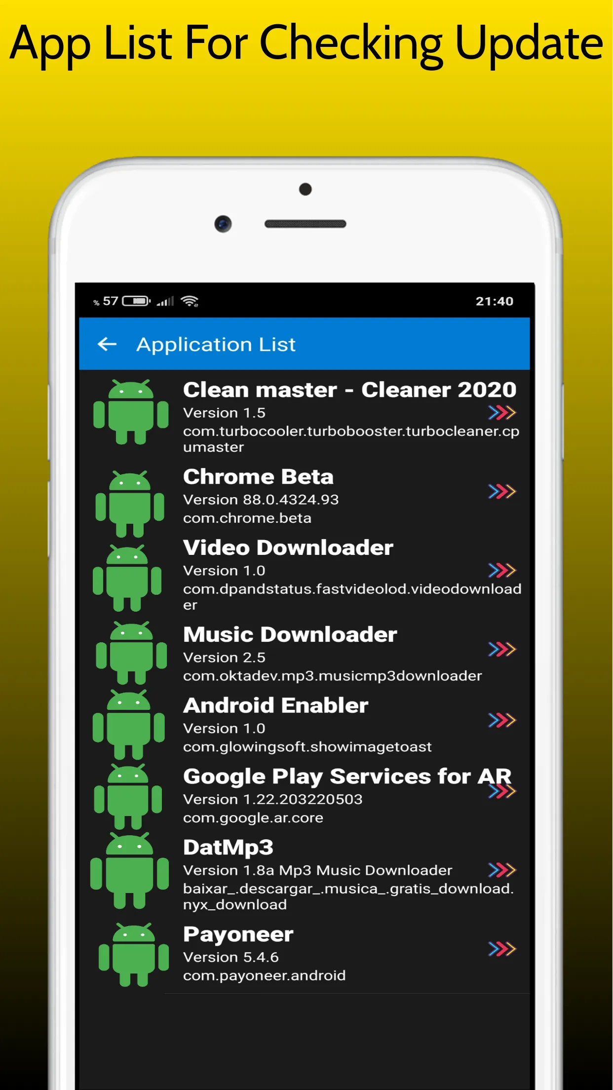 Update Checker -  For Android  | Indus Appstore | Screenshot