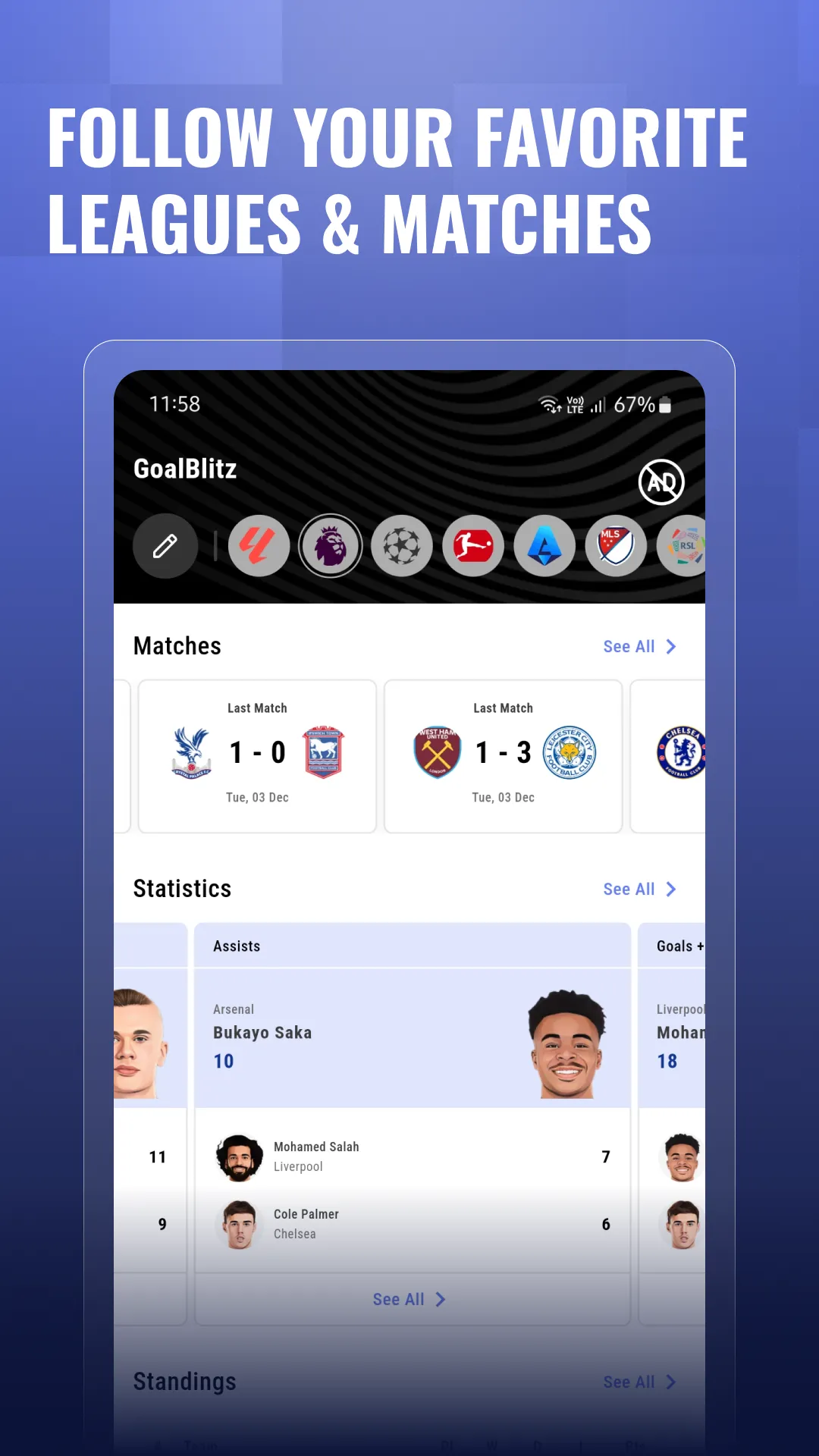 GoalBlitz -Live Football Score | Indus Appstore | Screenshot