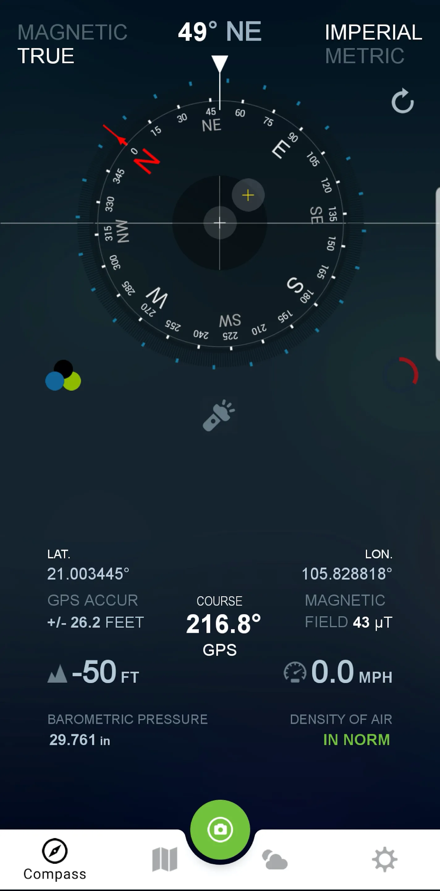 Compass Pro - Compass Map | Indus Appstore | Screenshot