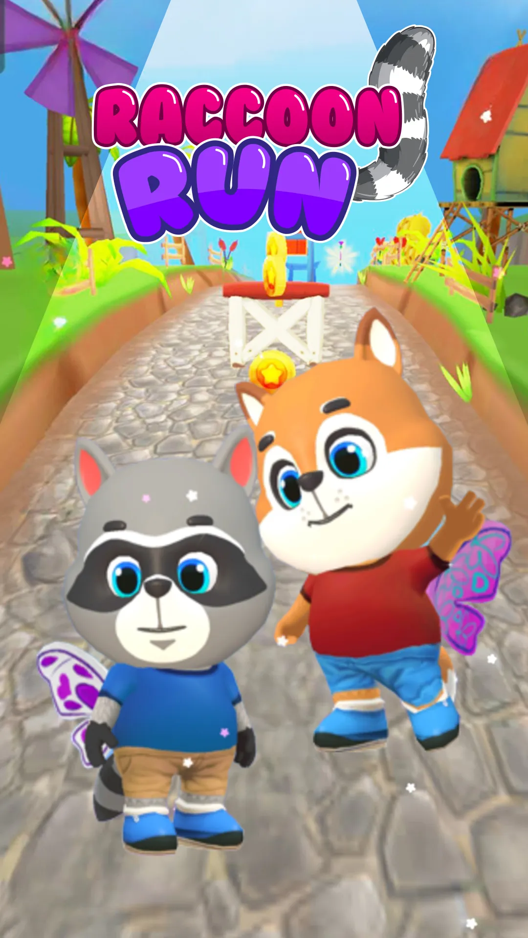 Raccoon Fun Run: Running Games | Indus Appstore | Screenshot