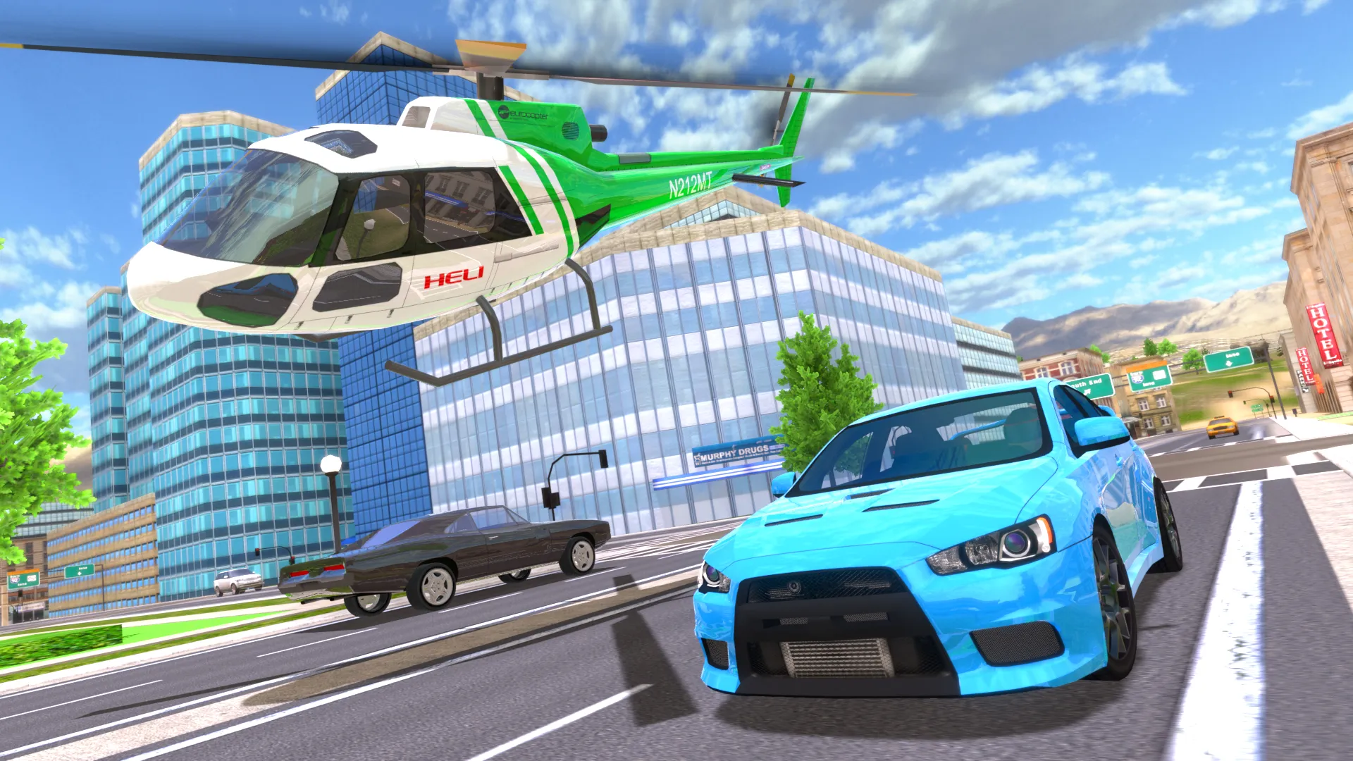 Helicopter Flying Car Driving | Indus Appstore | Screenshot