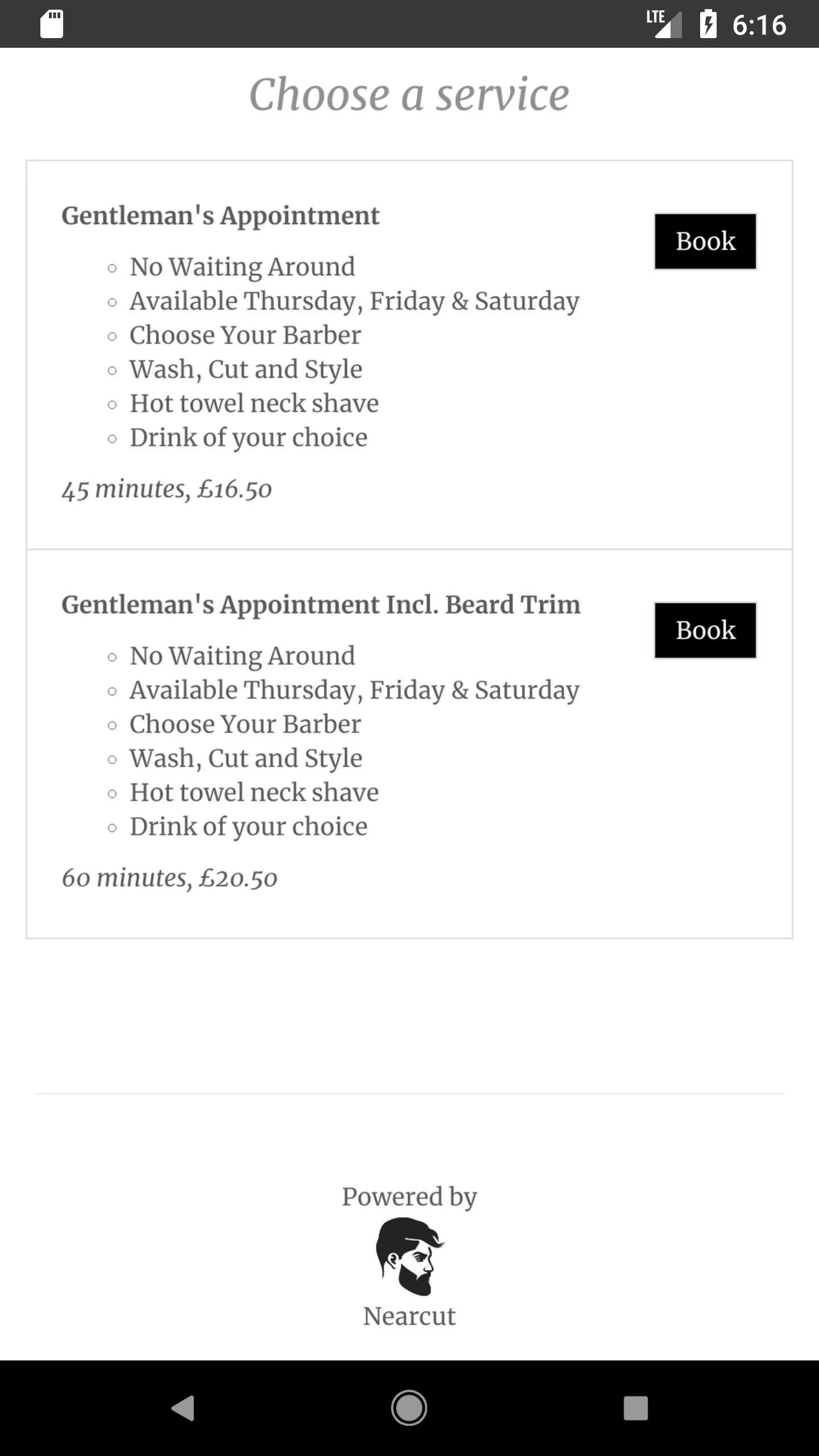 The Men's Room Barber Shop | Indus Appstore | Screenshot