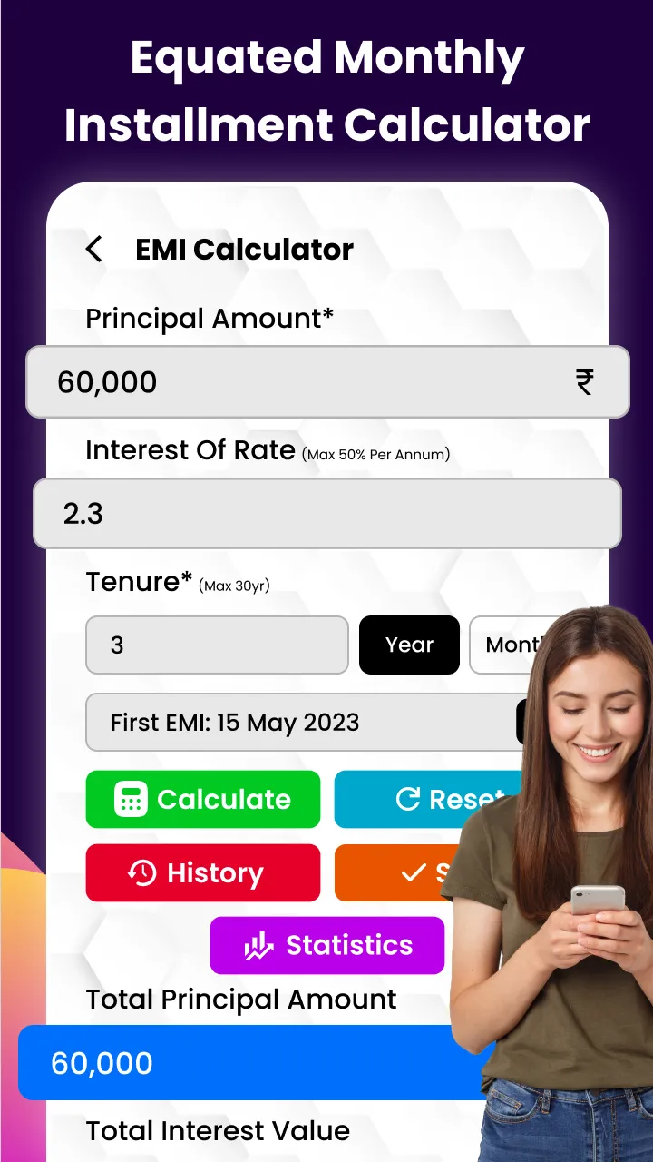 Loan EMI Calculator | Indus Appstore | Screenshot