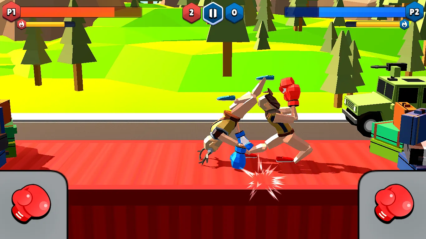 Ragdoll Wrestlers - 2 Player | Indus Appstore | Screenshot