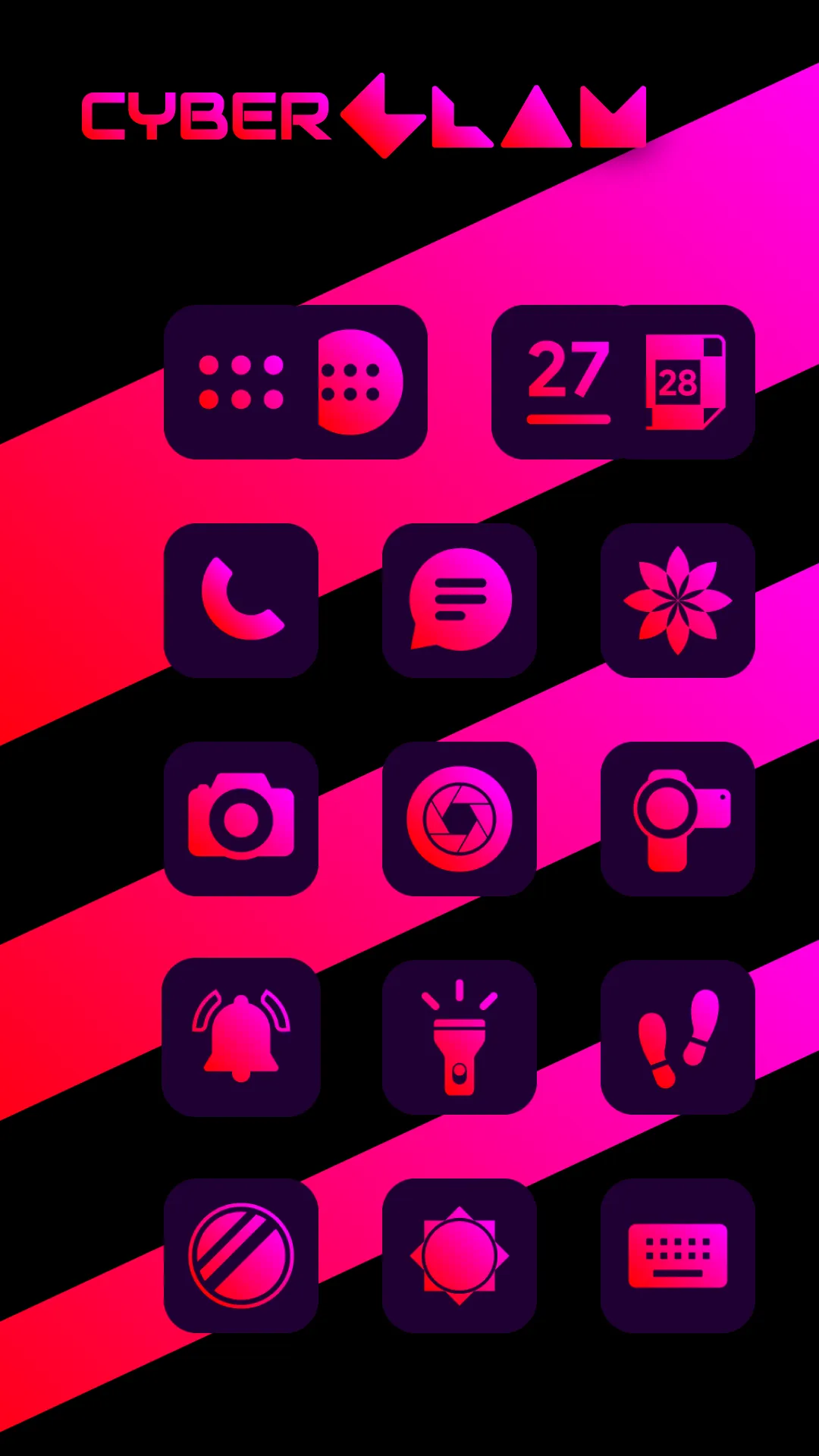 CyberGLAM - Icon Pack | Indus Appstore | Screenshot