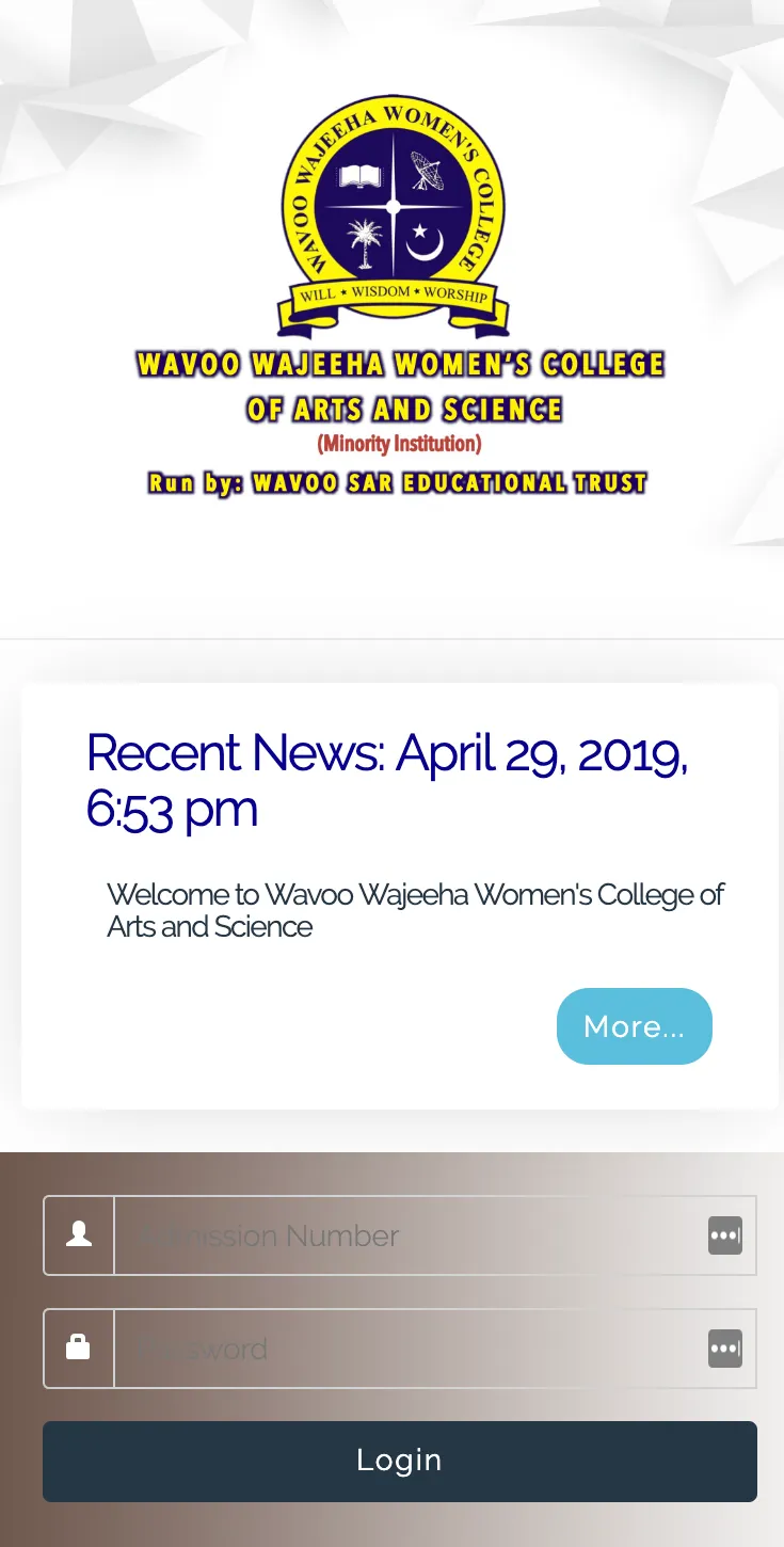 Wavoo Wajeeha Women's College  | Indus Appstore | Screenshot