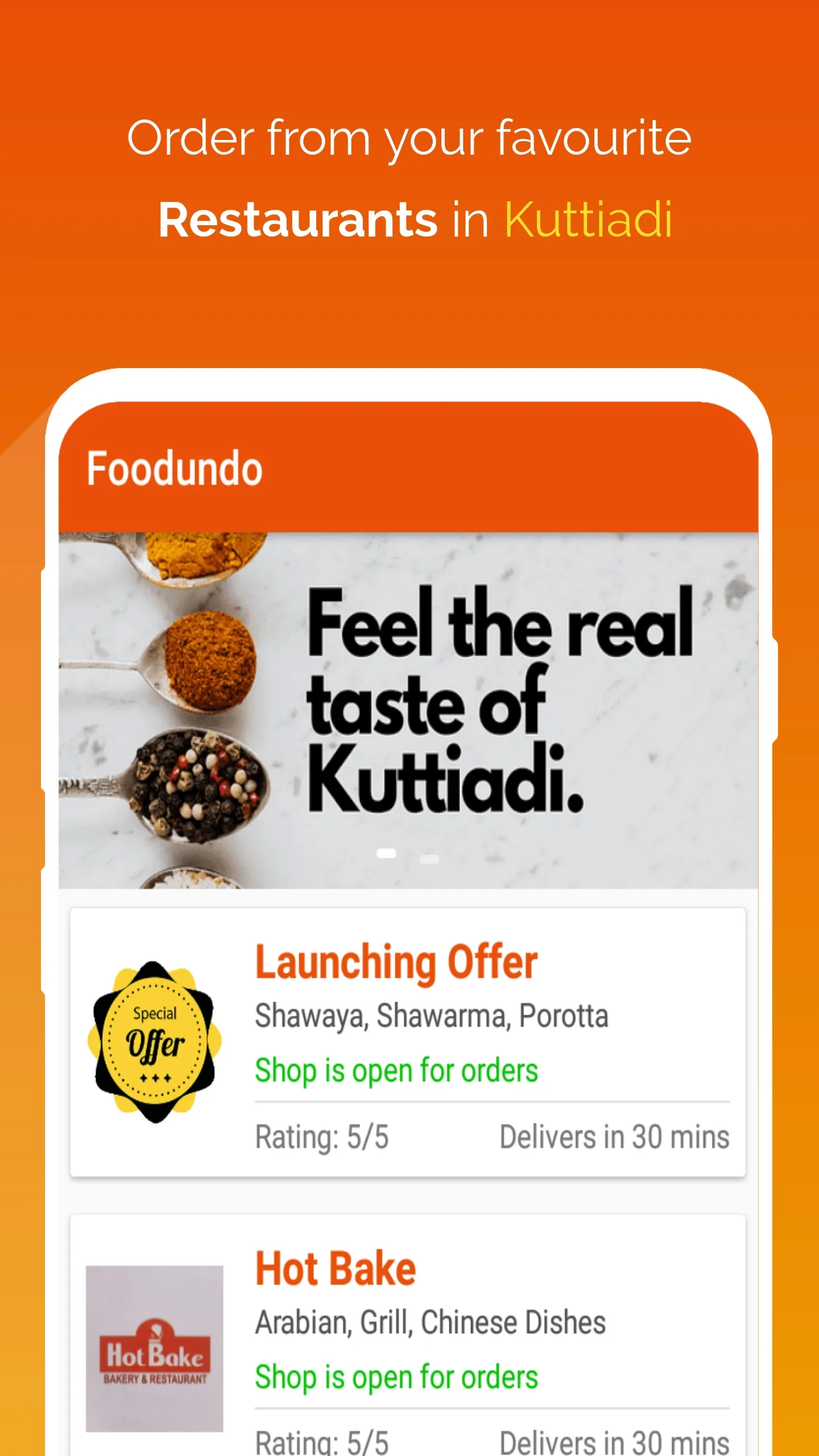 Foodundo | Indus Appstore | Screenshot