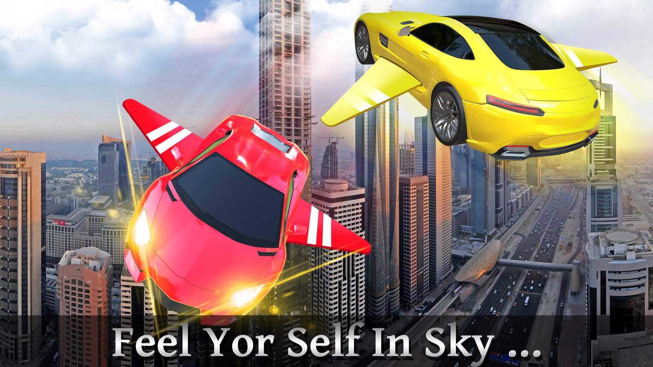 Flying Sports Car | Indus Appstore | Screenshot