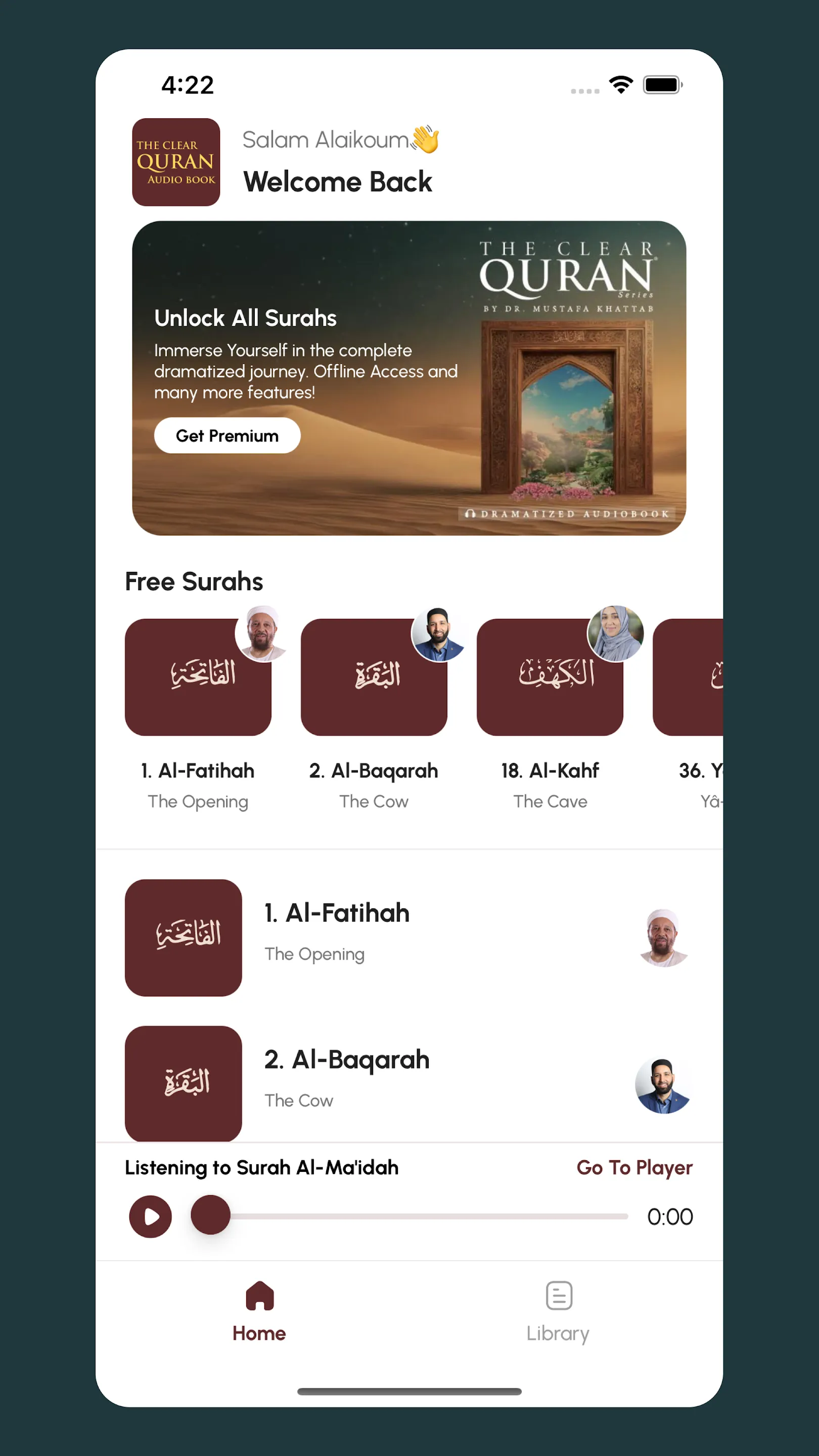 The Clear Quran Audiobook | Indus Appstore | Screenshot