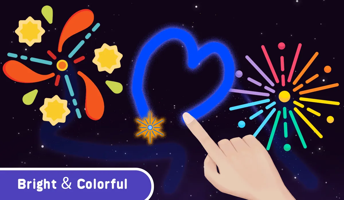 Fireworks For Kids & Coloring | Indus Appstore | Screenshot