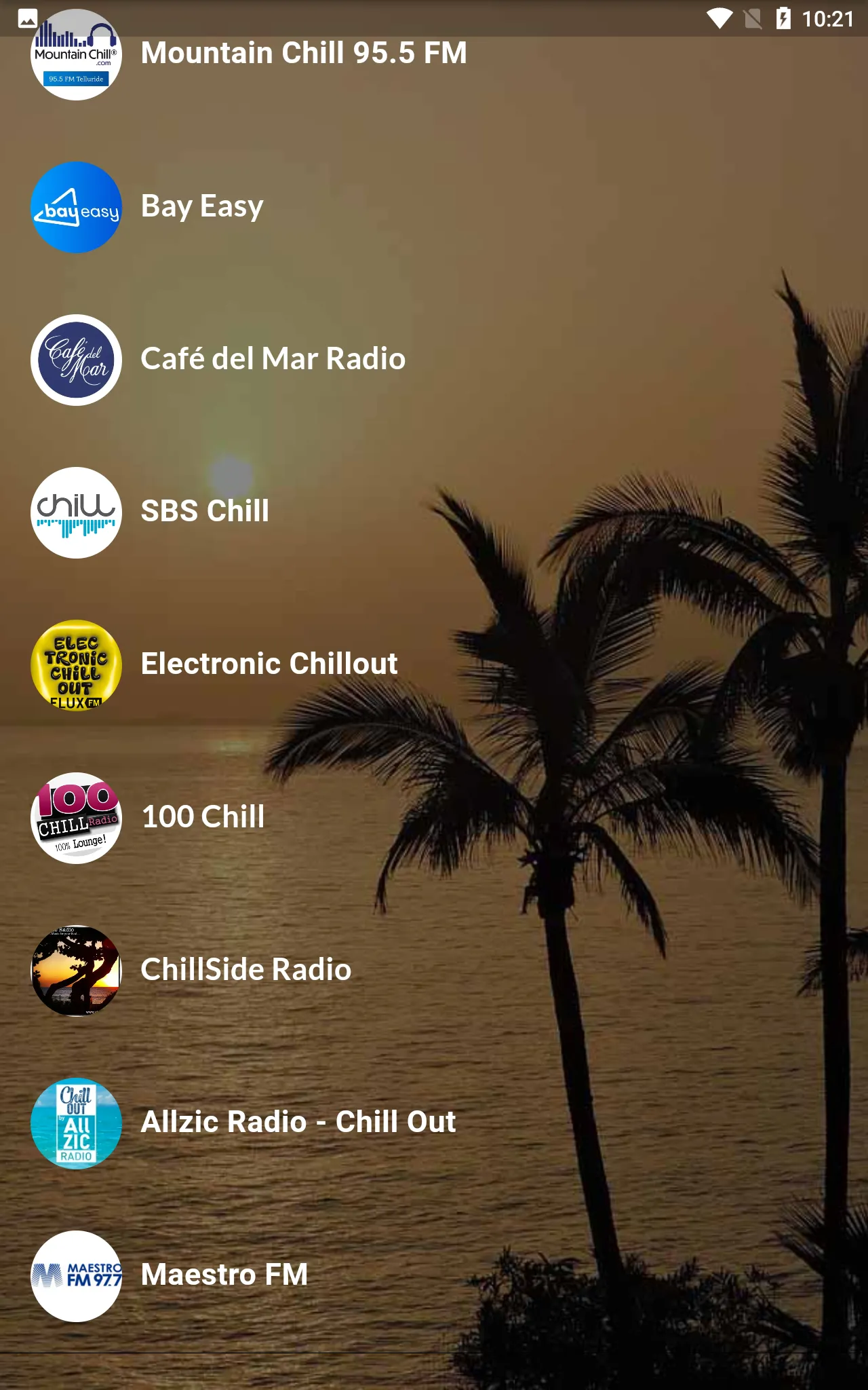 Chillout Radio Full | Indus Appstore | Screenshot