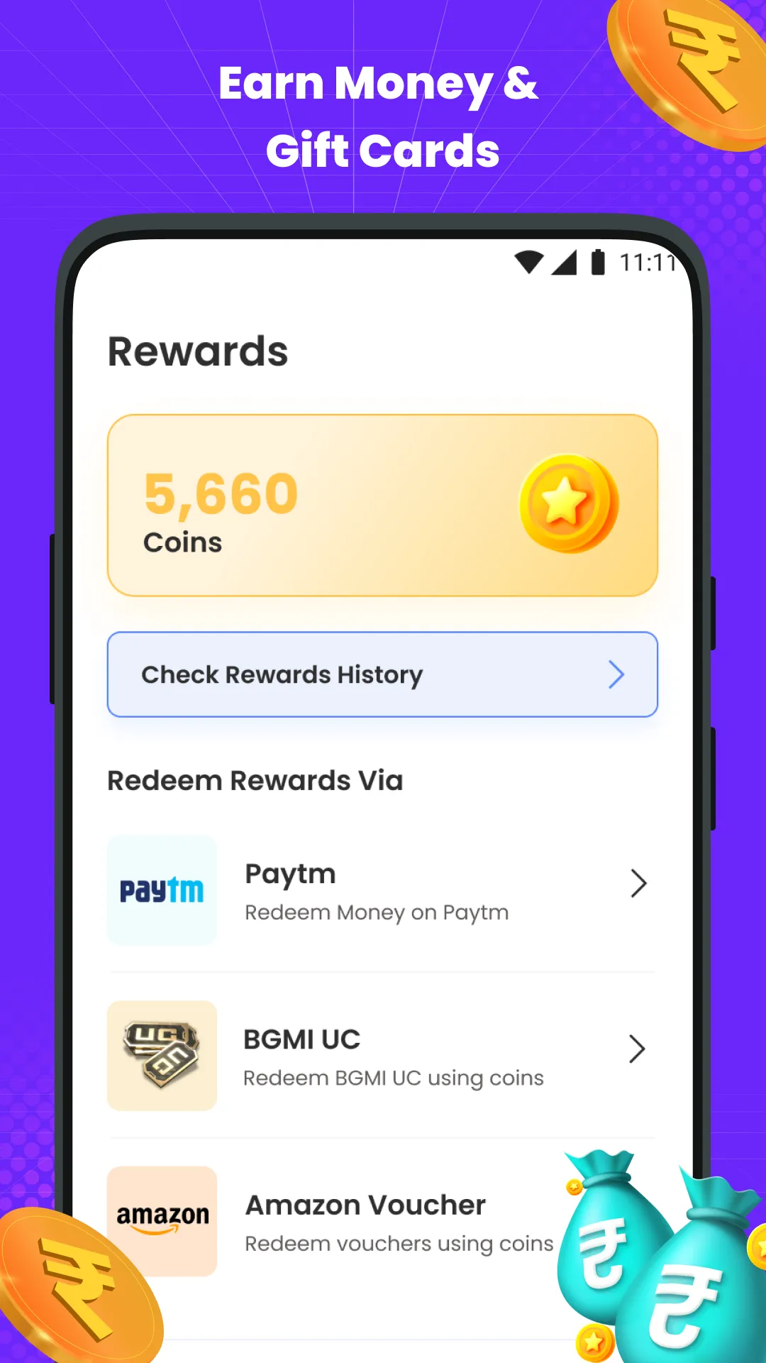 mGamer – Earn Money, Gift Card | Indus Appstore | Screenshot