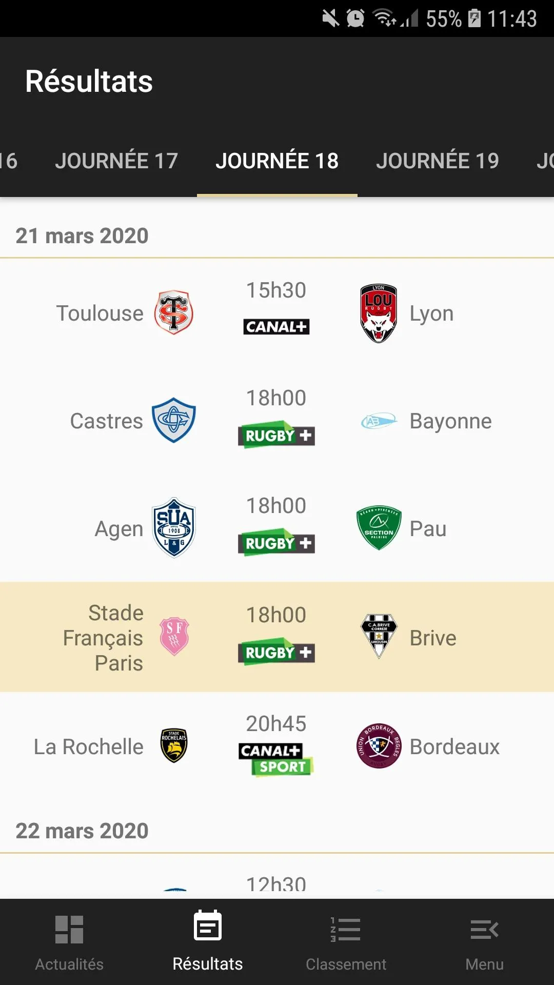 Allez Brive Rugby | Indus Appstore | Screenshot