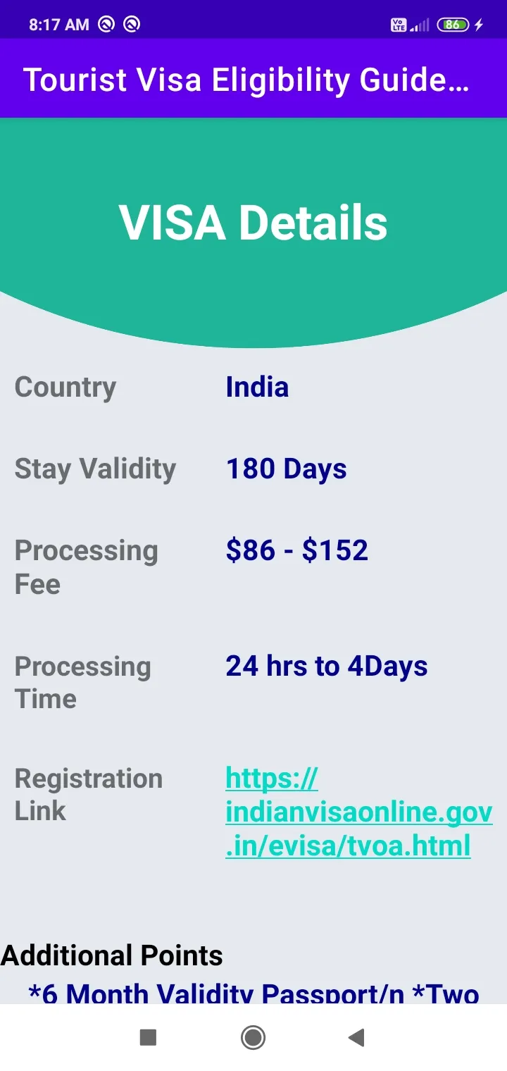 Tourist Visa Guidelines | Indus Appstore | Screenshot