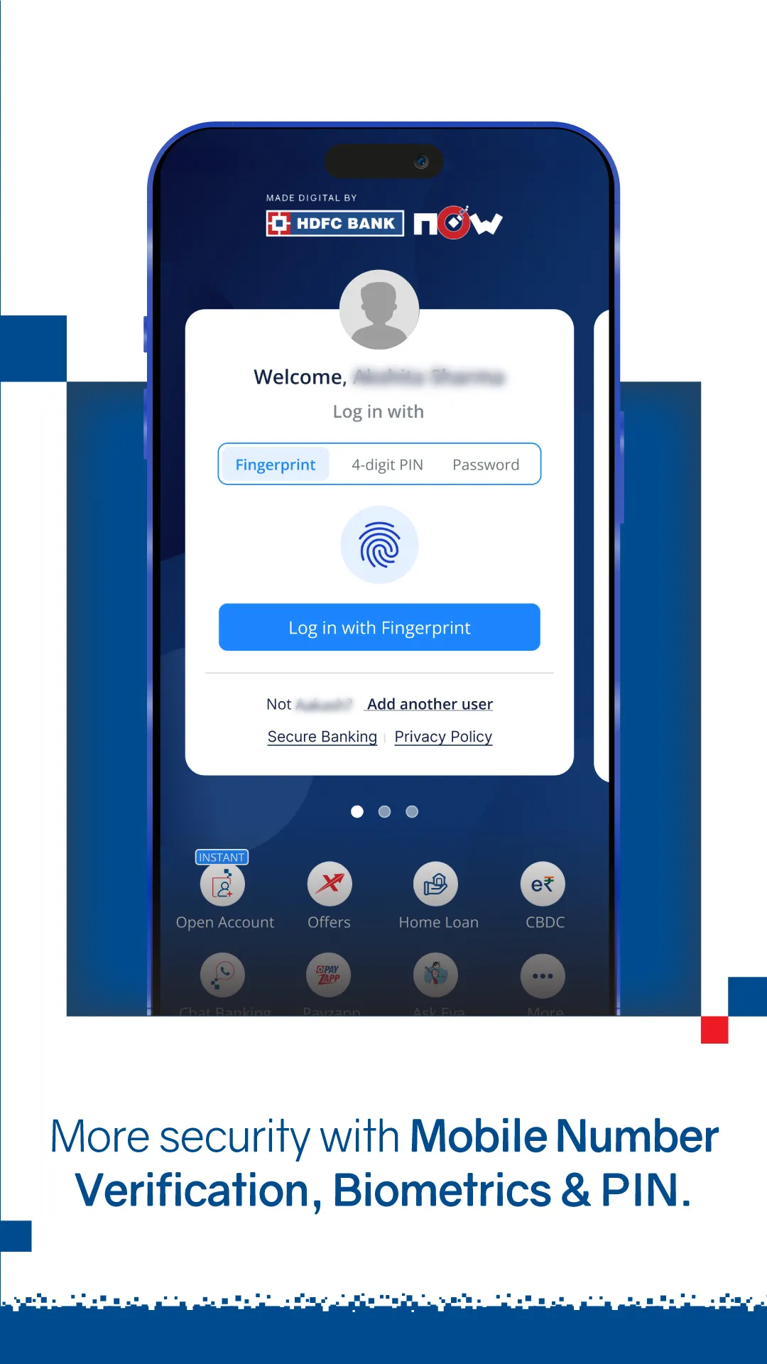 HDFC Bank MobileBanking App | Indus Appstore | Screenshot