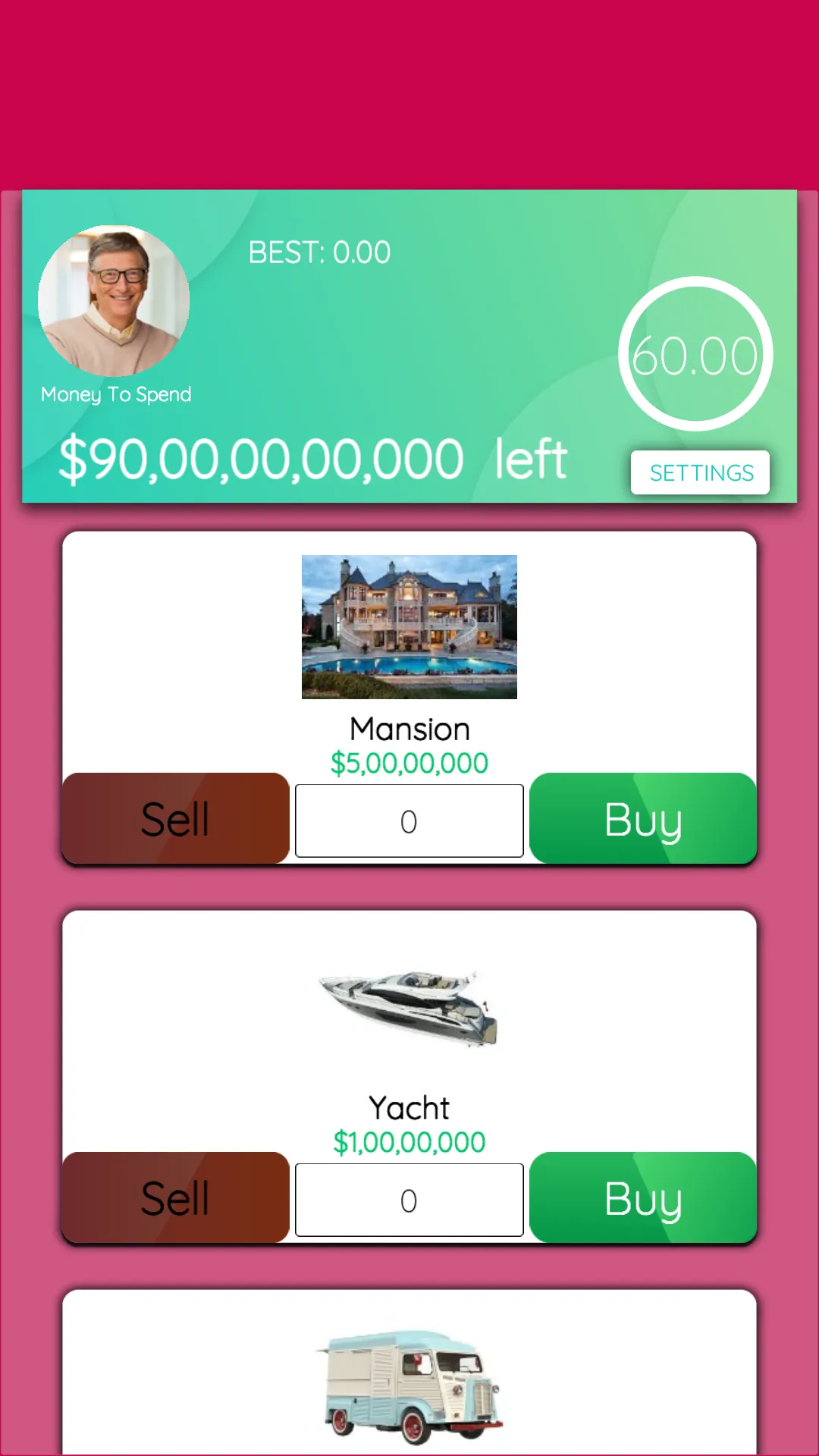 Spend Bill Gates Money | Indus Appstore | Screenshot