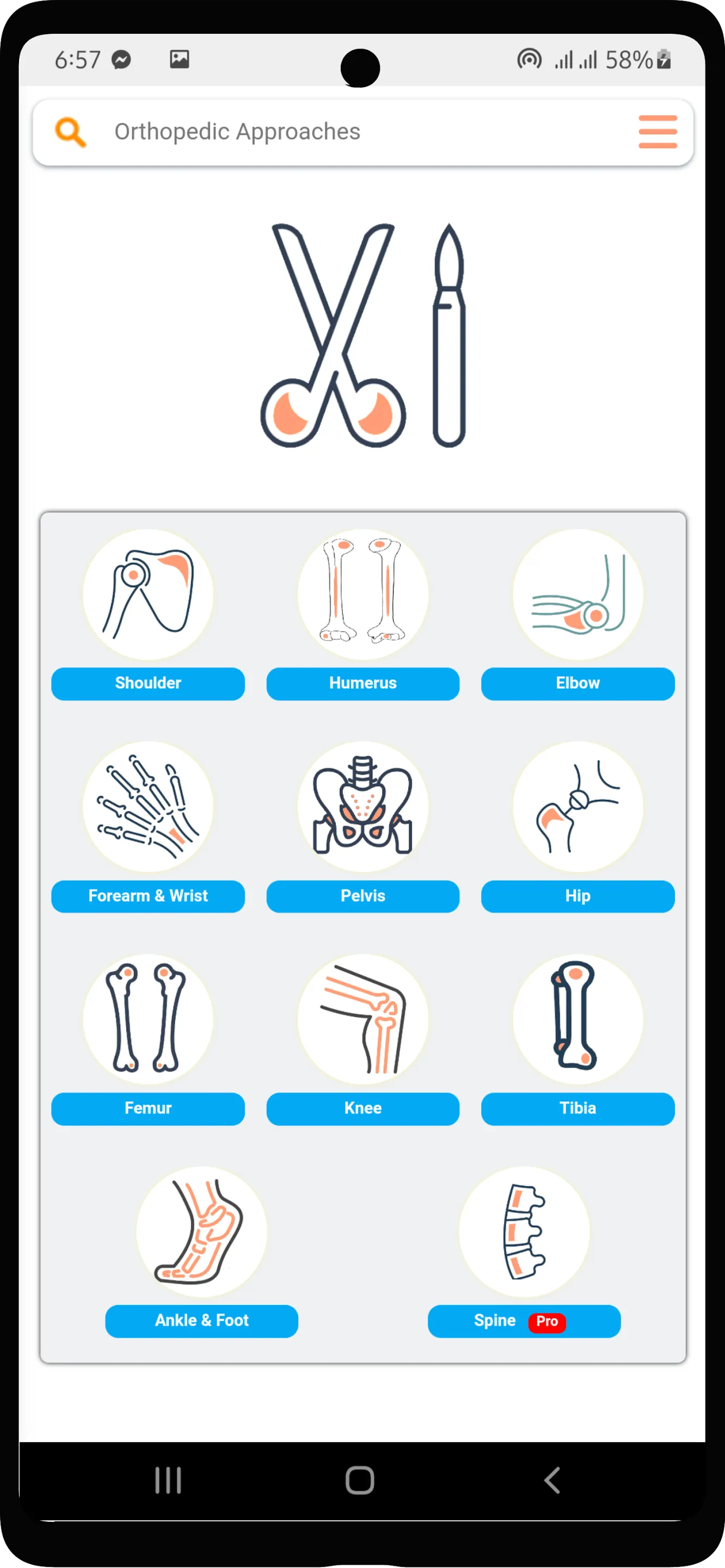 Orthopedic Surgical Approaches | Indus Appstore | Screenshot