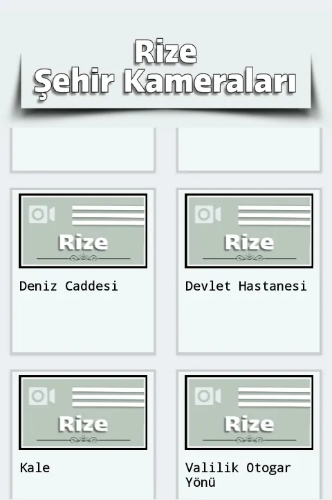 Rize Şehir Kameraları | Indus Appstore | Screenshot