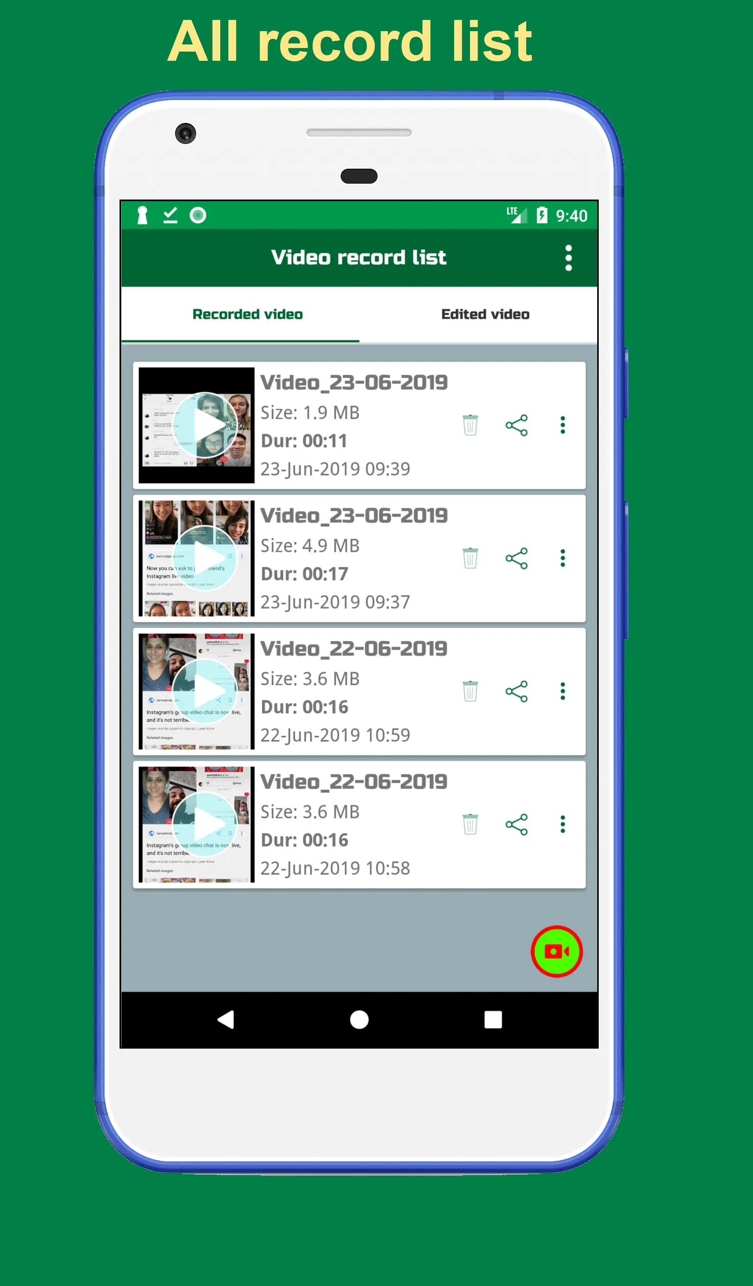 Video call recorder - record v | Indus Appstore | Screenshot