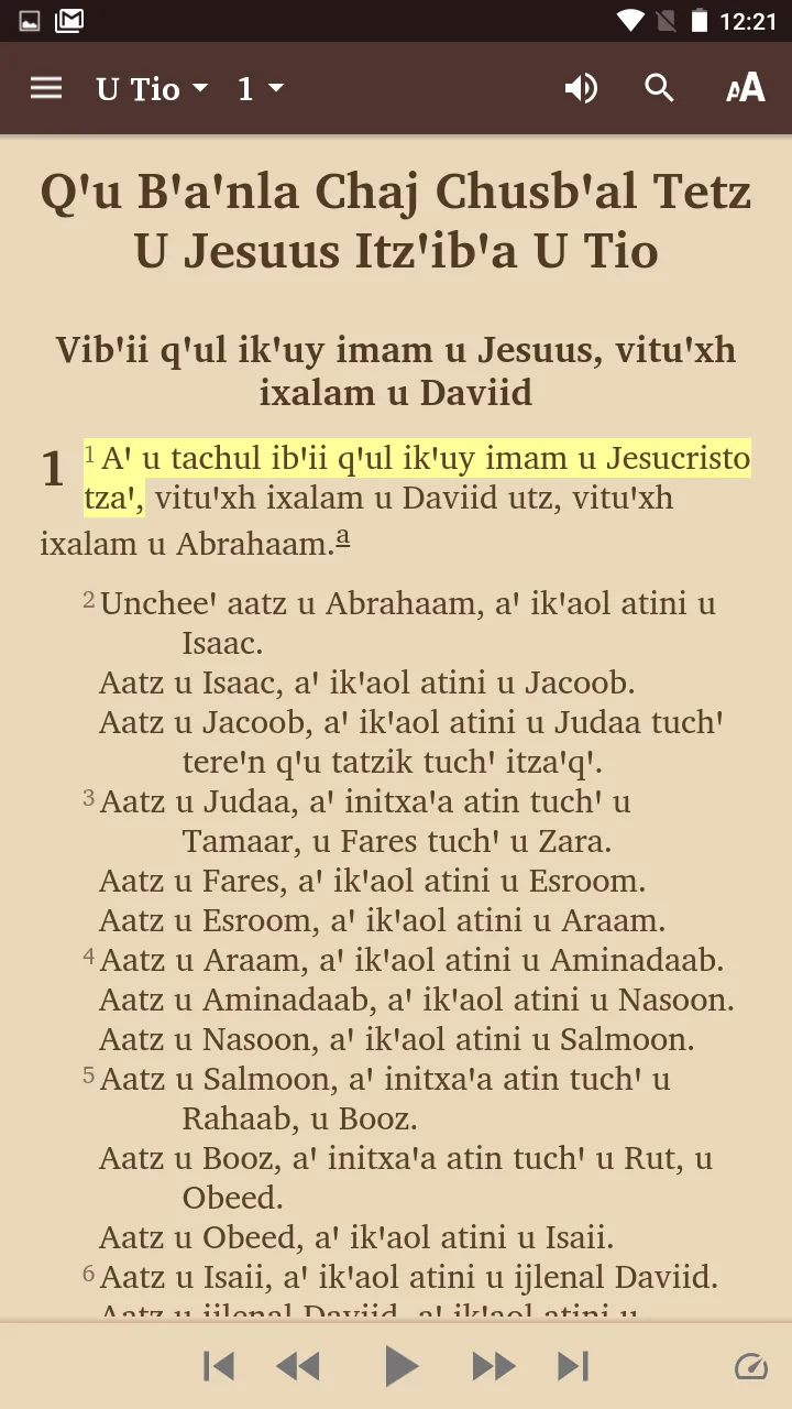 Ixil San Juan Cotzal Bible | Indus Appstore | Screenshot