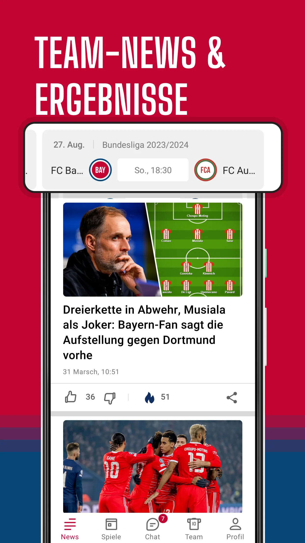 Bayern Live – Fußball News | Indus Appstore | Screenshot