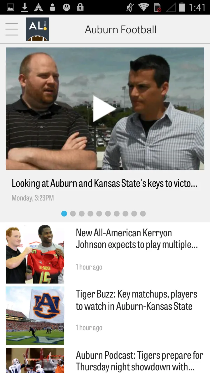 AL.com: Auburn Football News | Indus Appstore | Screenshot