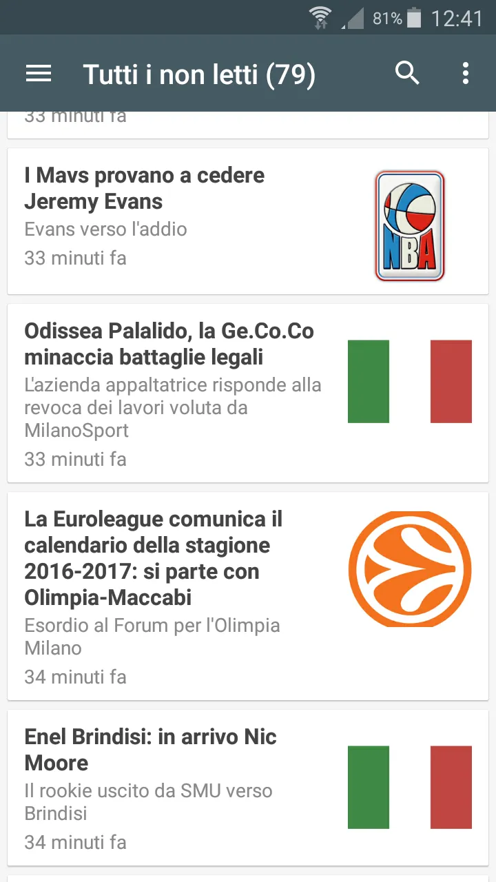 Tutto Basket Notizie | Indus Appstore | Screenshot