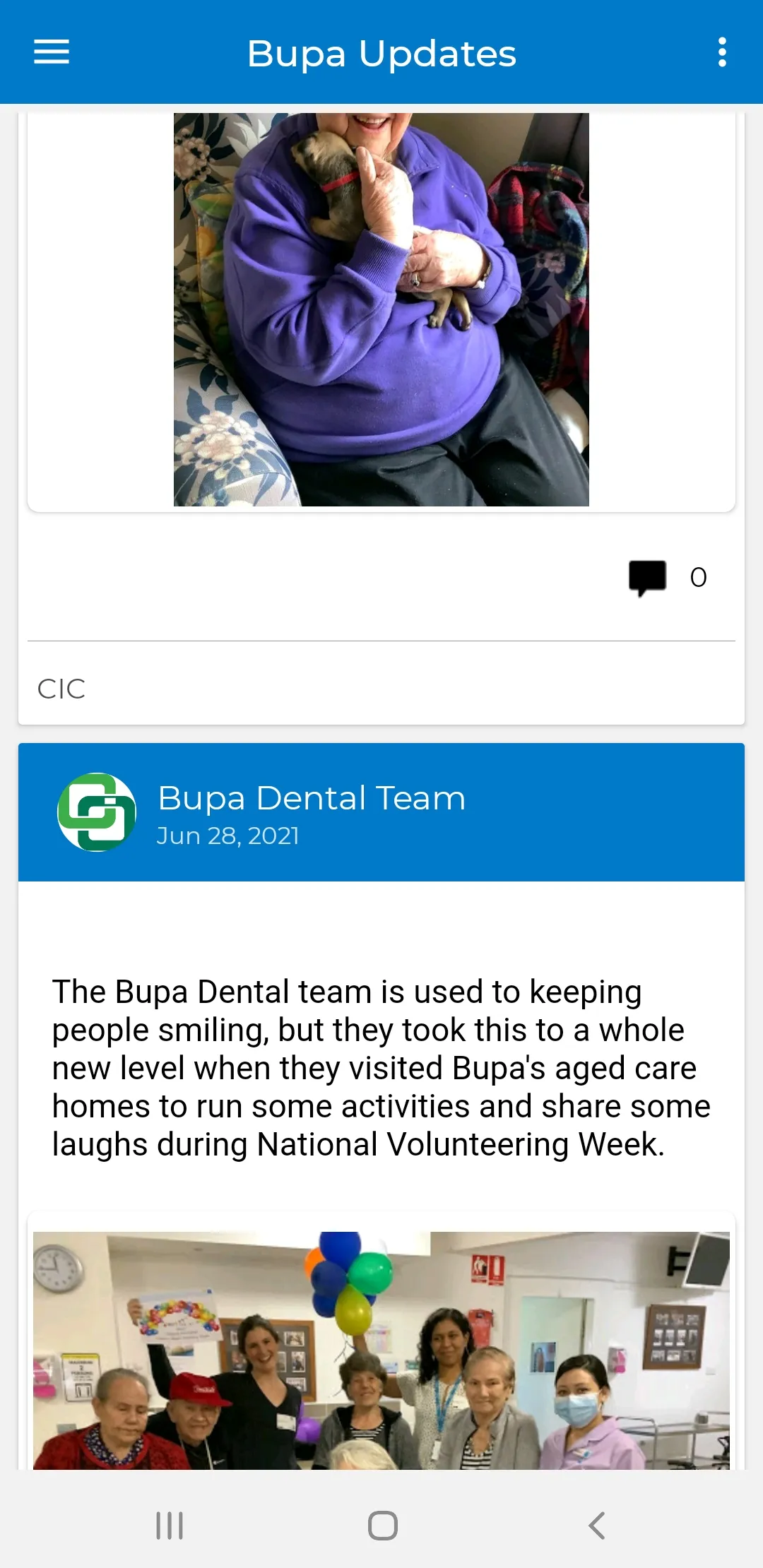 Bupa Aged Care Connect | Indus Appstore | Screenshot