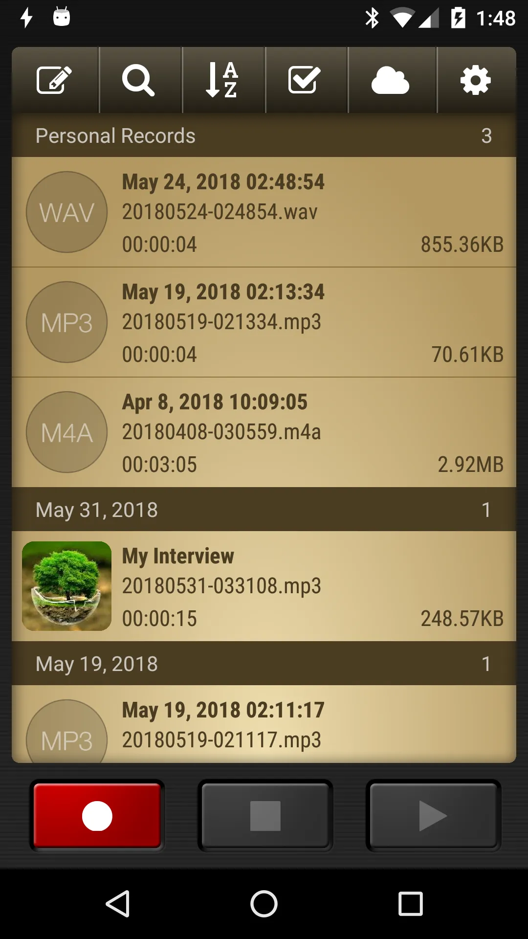 Voice Record Pro | Indus Appstore | Screenshot