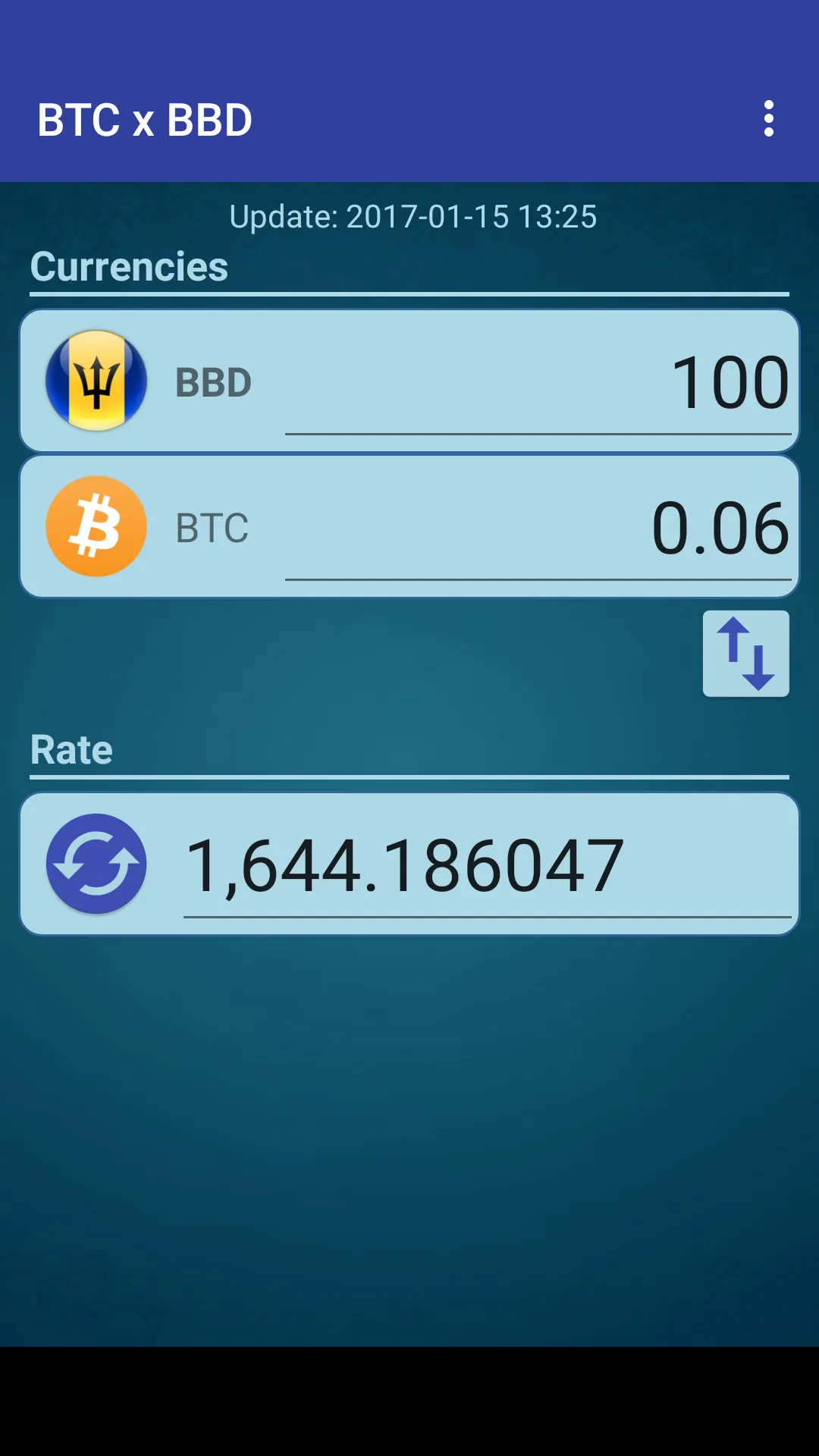 Bitcoin x Barbadian Dollar | Indus Appstore | Screenshot