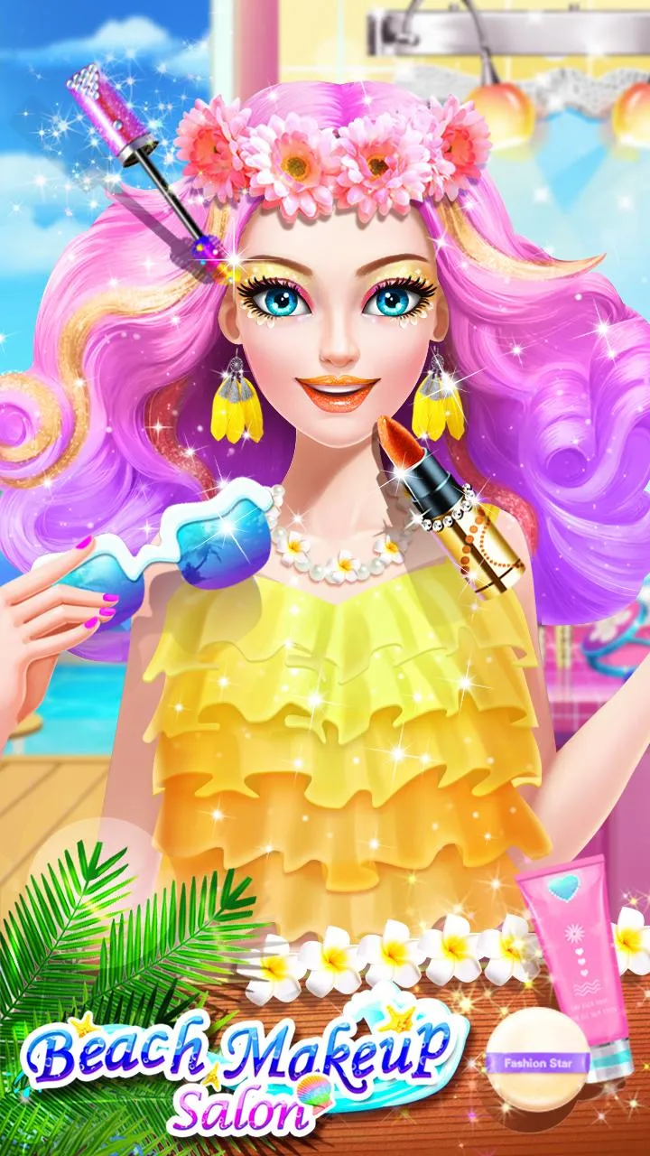 Makeup Salon - Beach Party | Indus Appstore | Screenshot