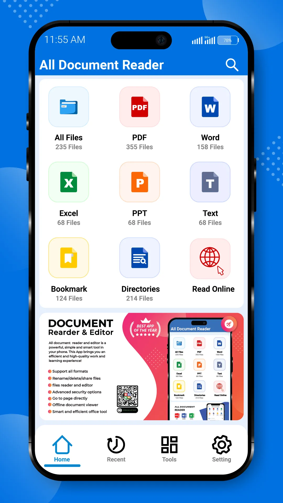 All Document Reader: PDF & DOC | Indus Appstore | Screenshot