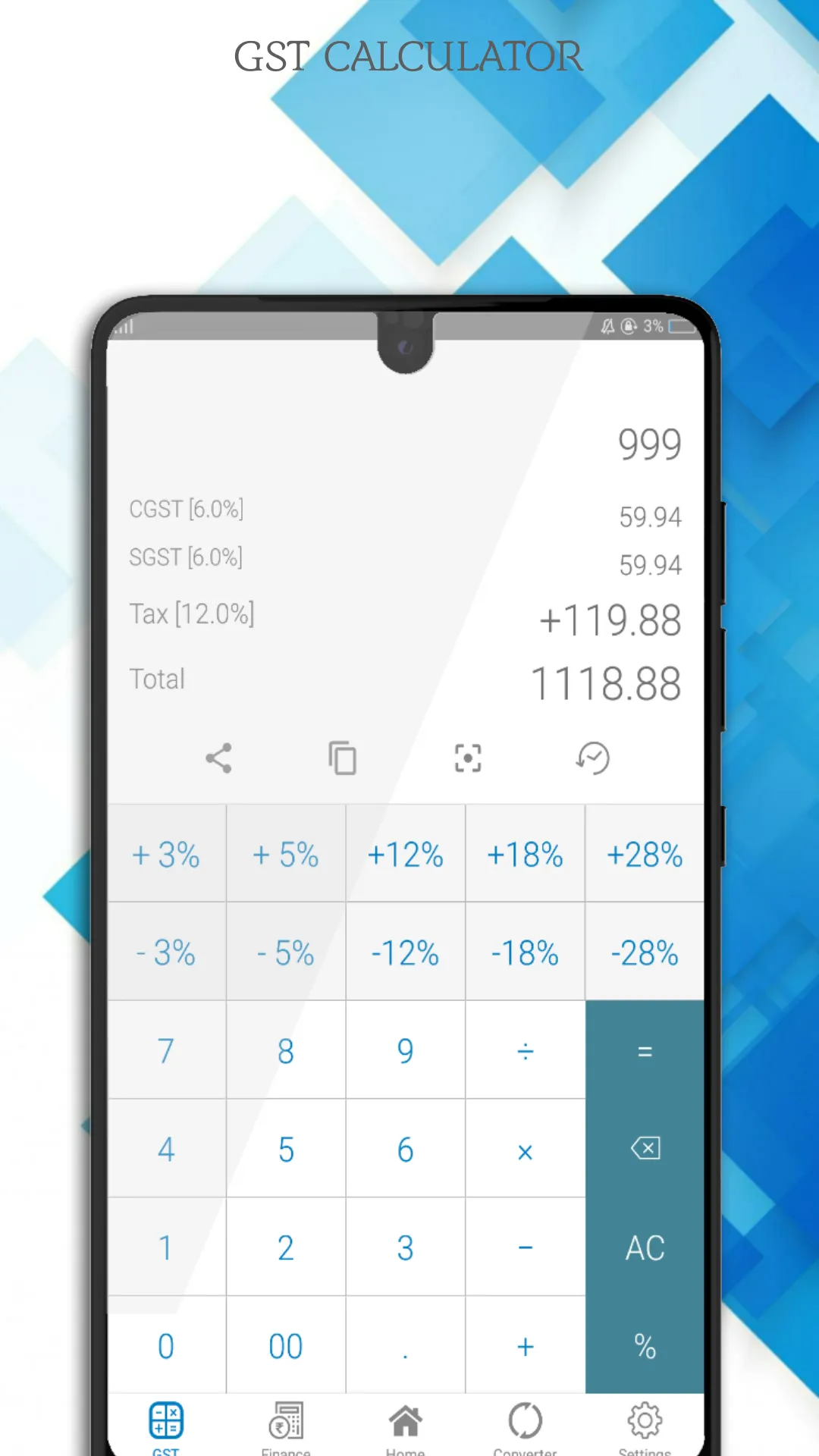 India GST Calculator | Indus Appstore | Screenshot