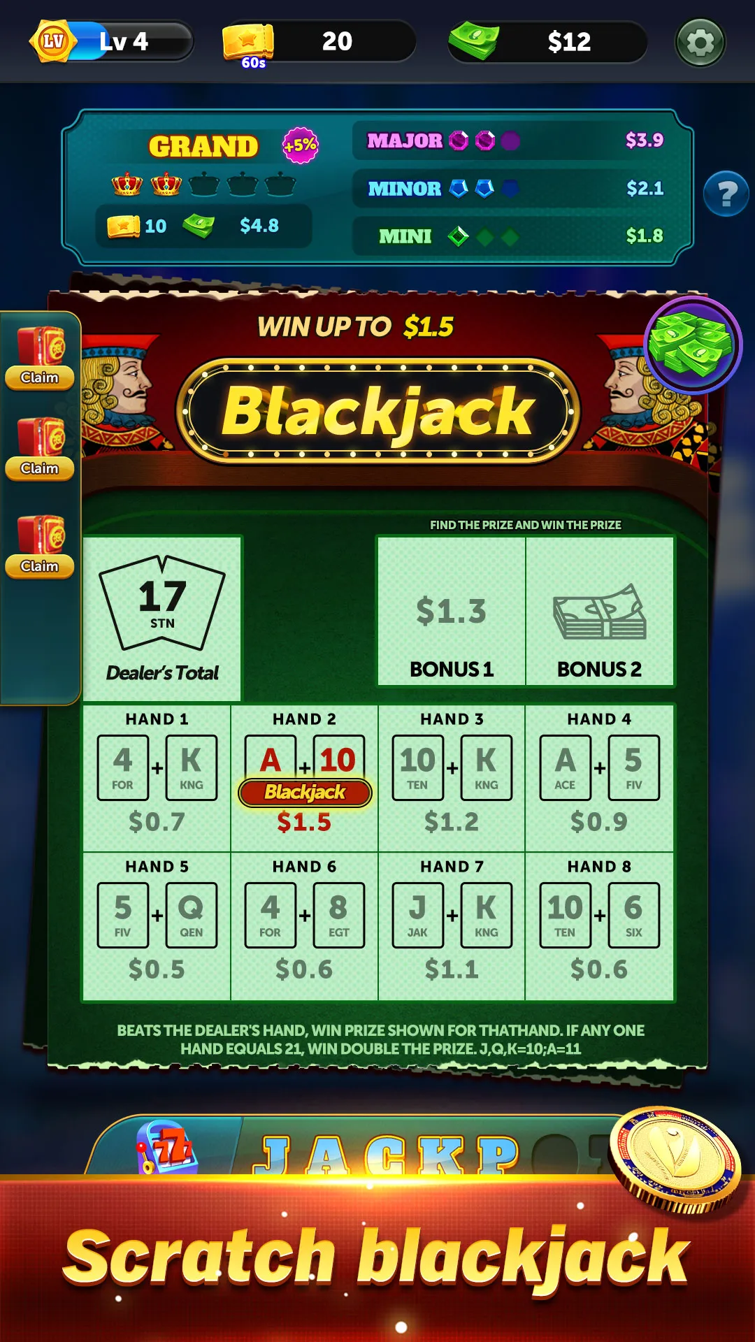 Fortune Scratch Life:Earn cash | Indus Appstore | Screenshot