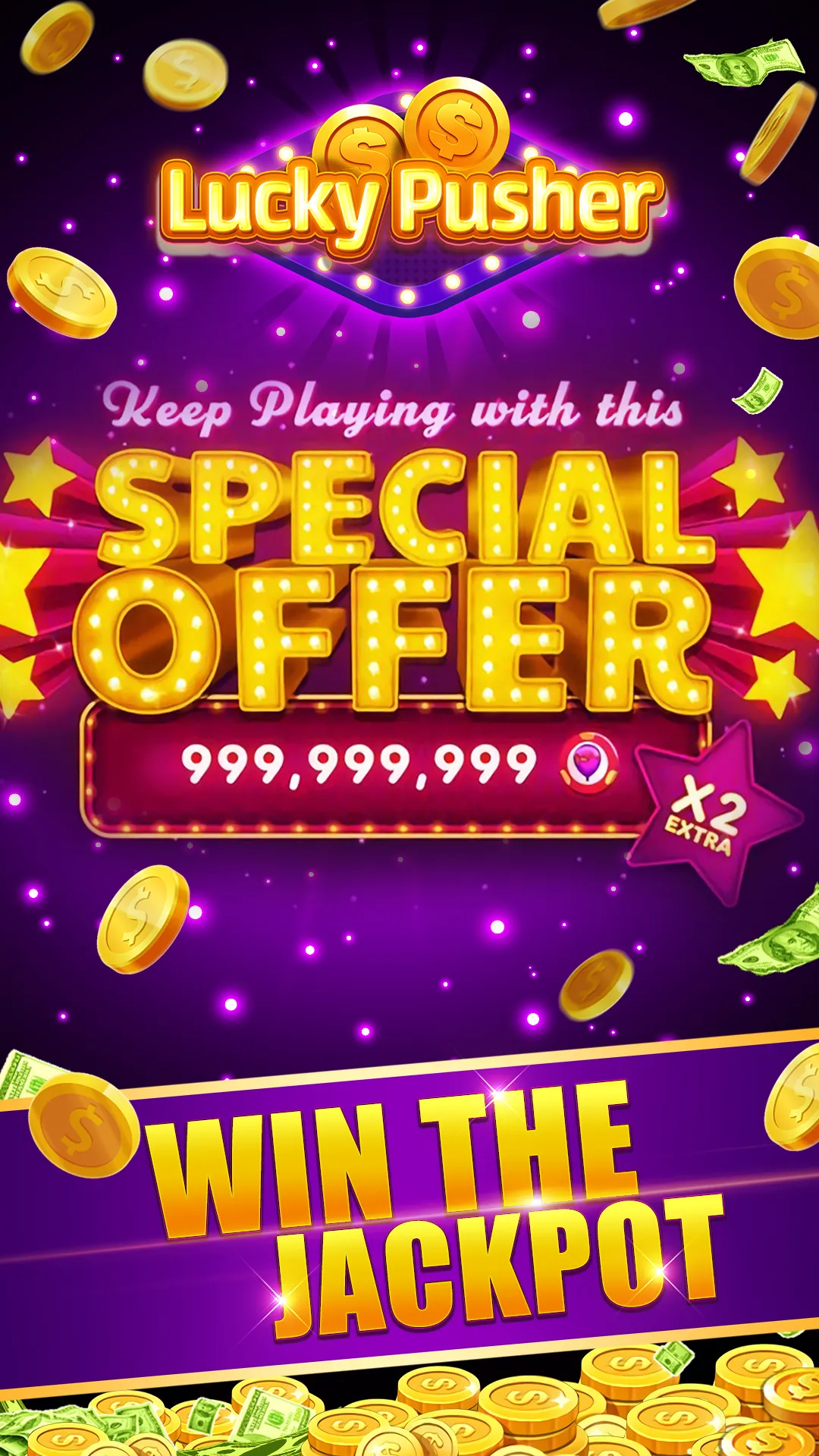 Lucky Cash Pusher Coin Games | Indus Appstore | Screenshot