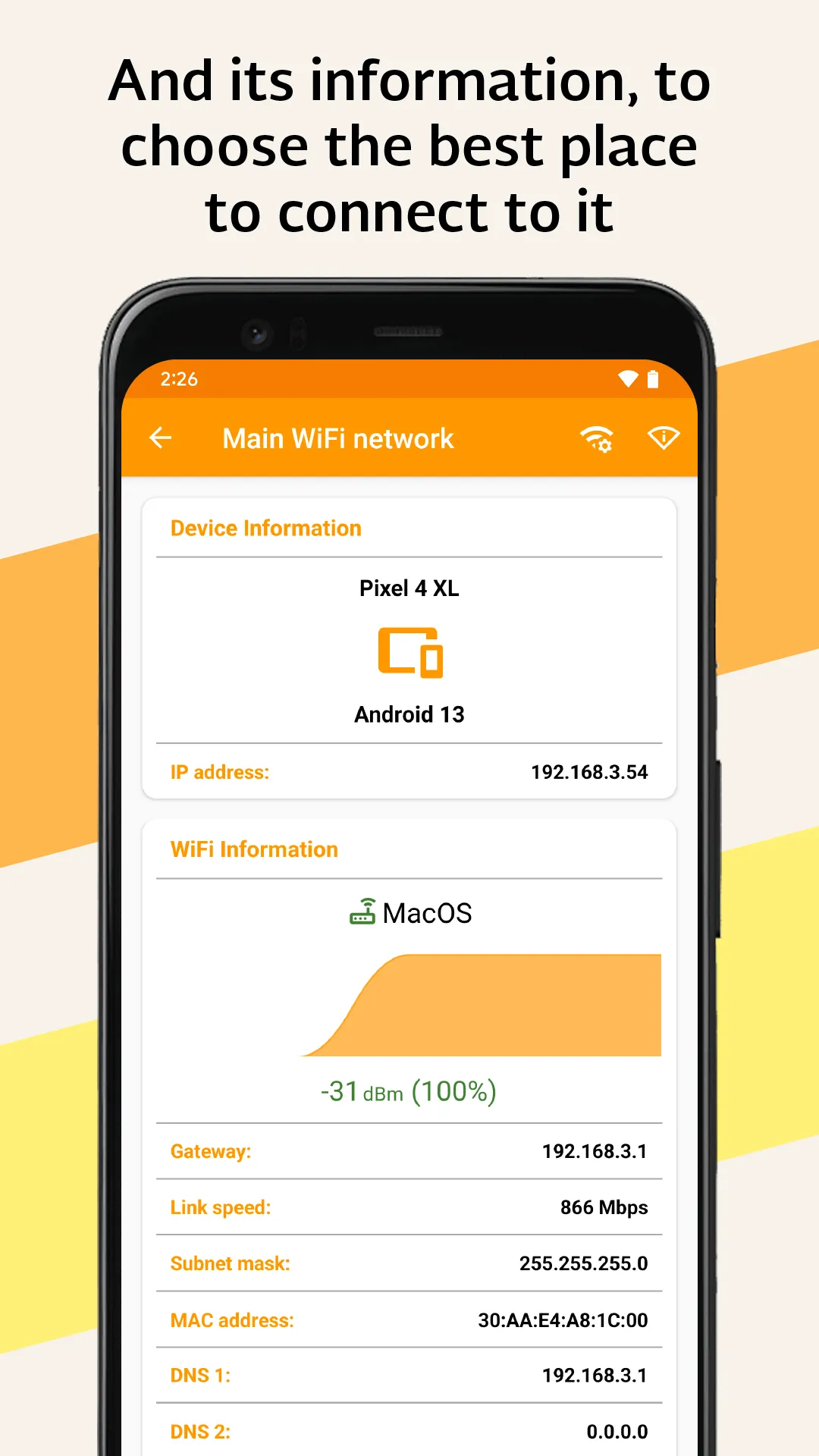 WiFi Signal Strength Meter | Indus Appstore | Screenshot