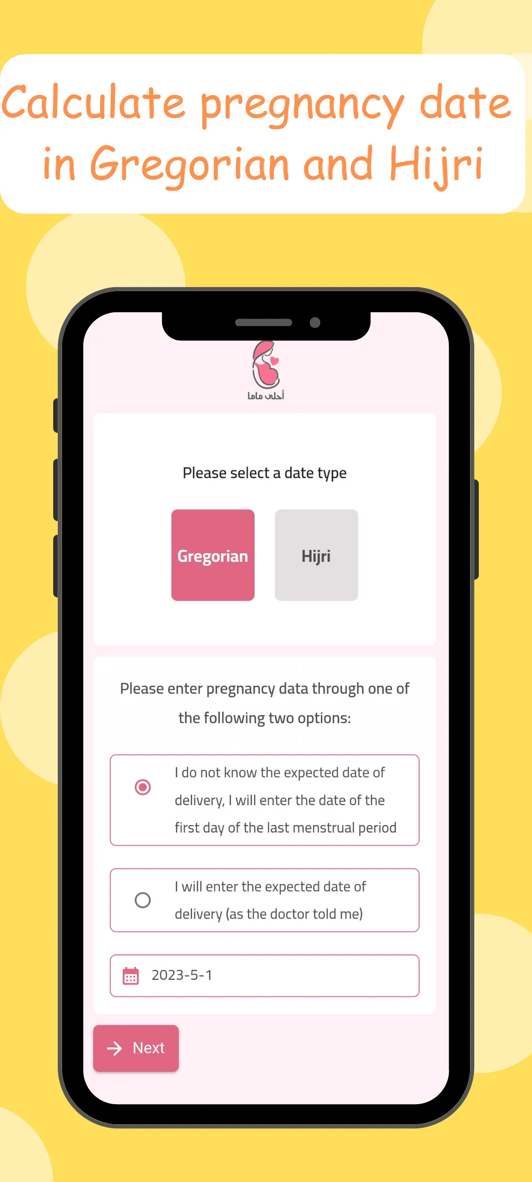 Pregnancy calculator | Tracker | Indus Appstore | Screenshot