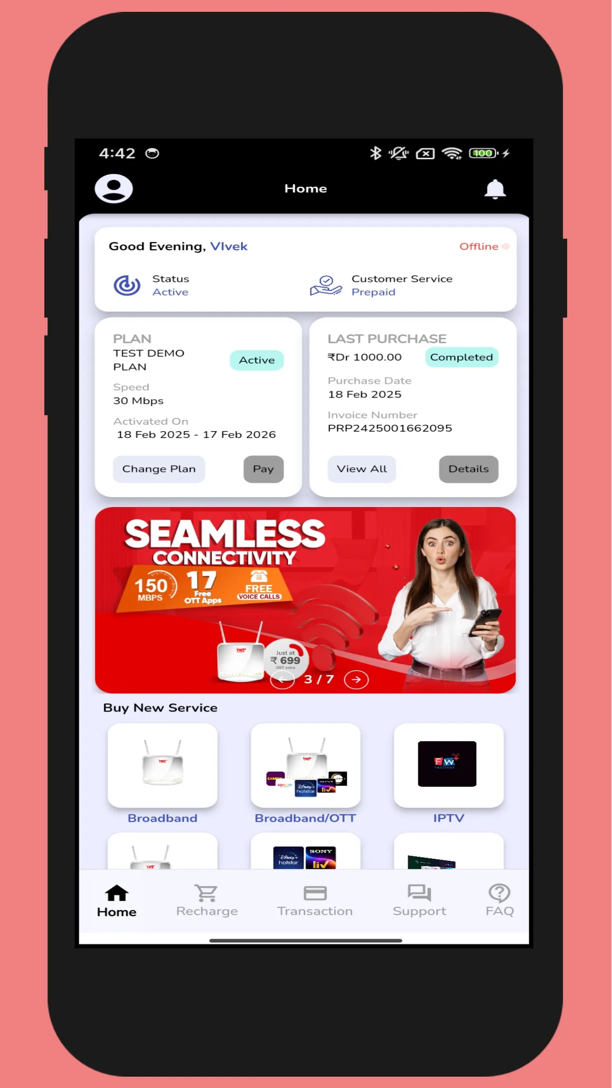 NETPLUS CUSTOMER | Indus Appstore | Screenshot