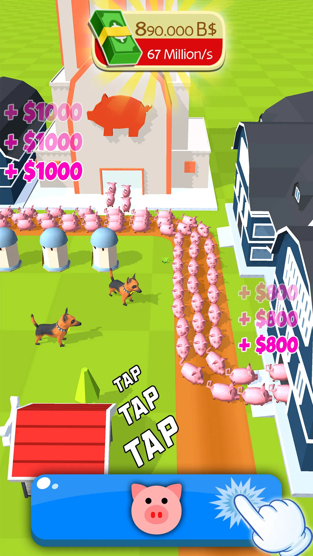 Tiny Pig Tycoon: Piggy Games | Indus Appstore | Screenshot