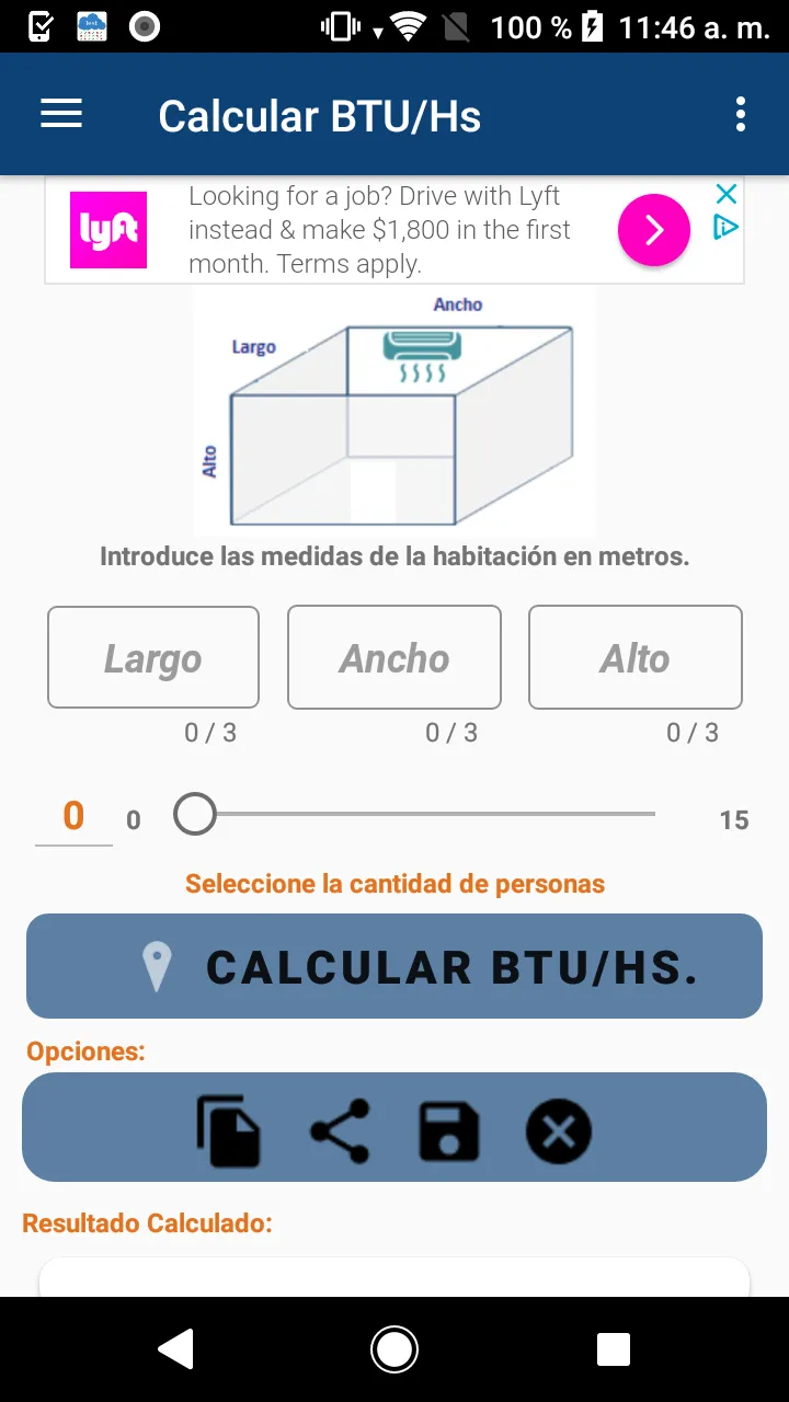 Calcular BTU | Indus Appstore | Screenshot