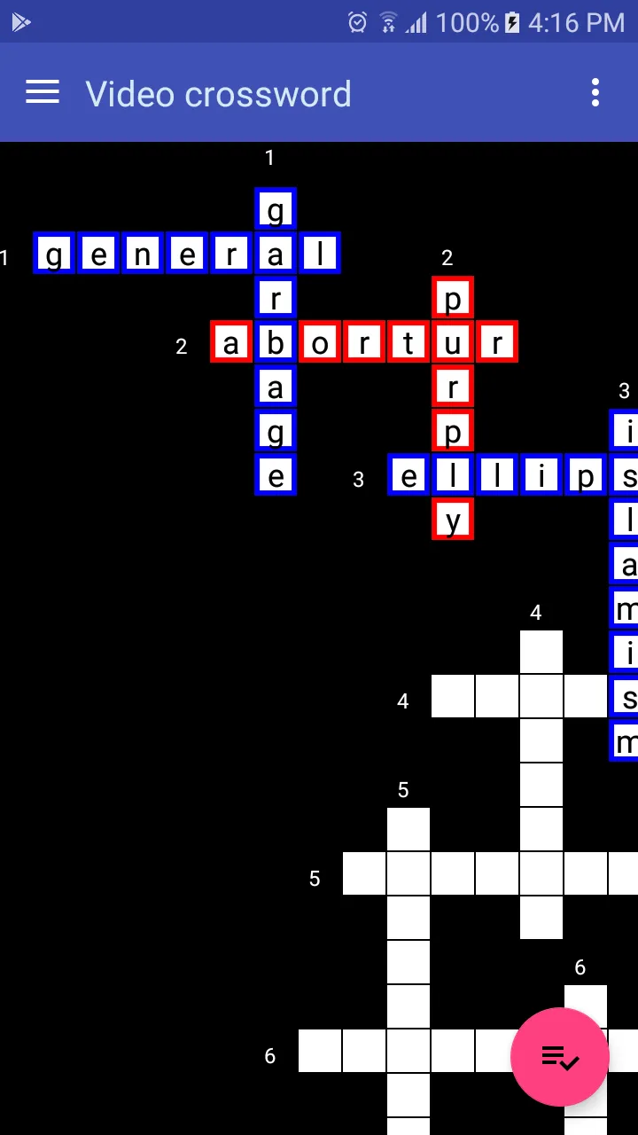 Video Crossword | Indus Appstore | Screenshot