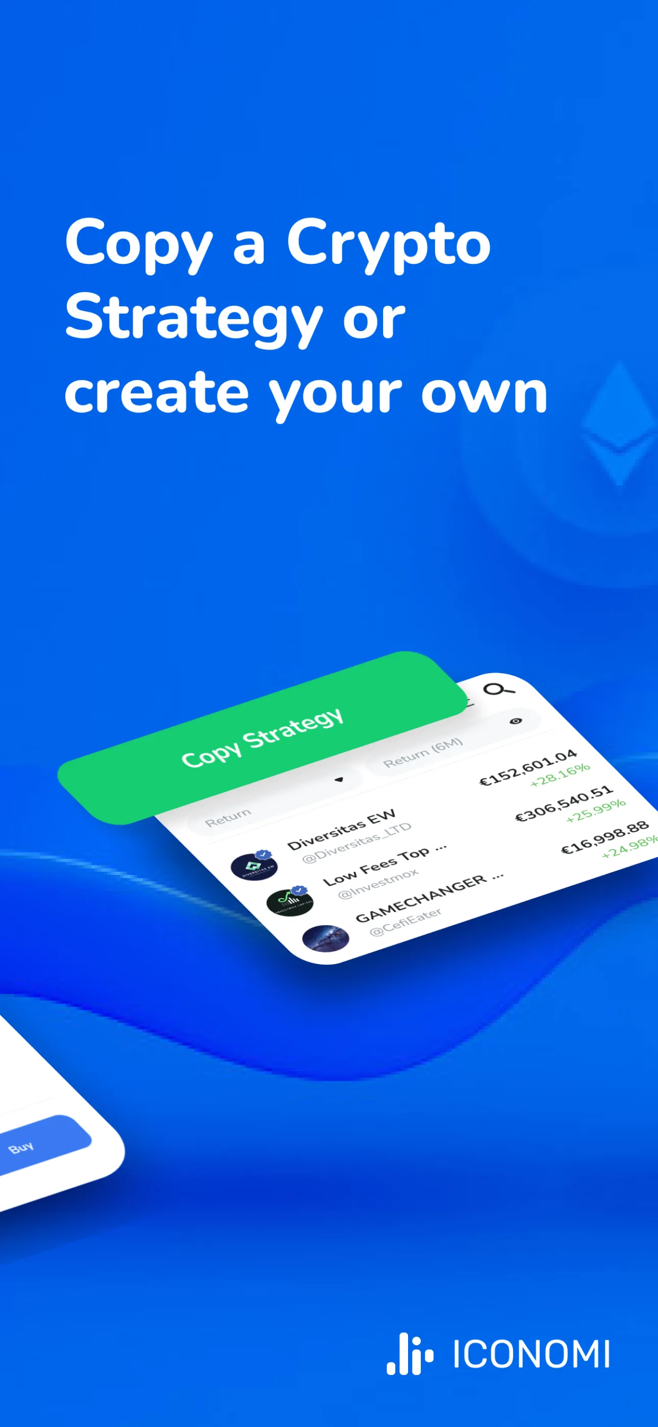 ICONOMI: Buy Bitcoin & Crypto | Indus Appstore | Screenshot