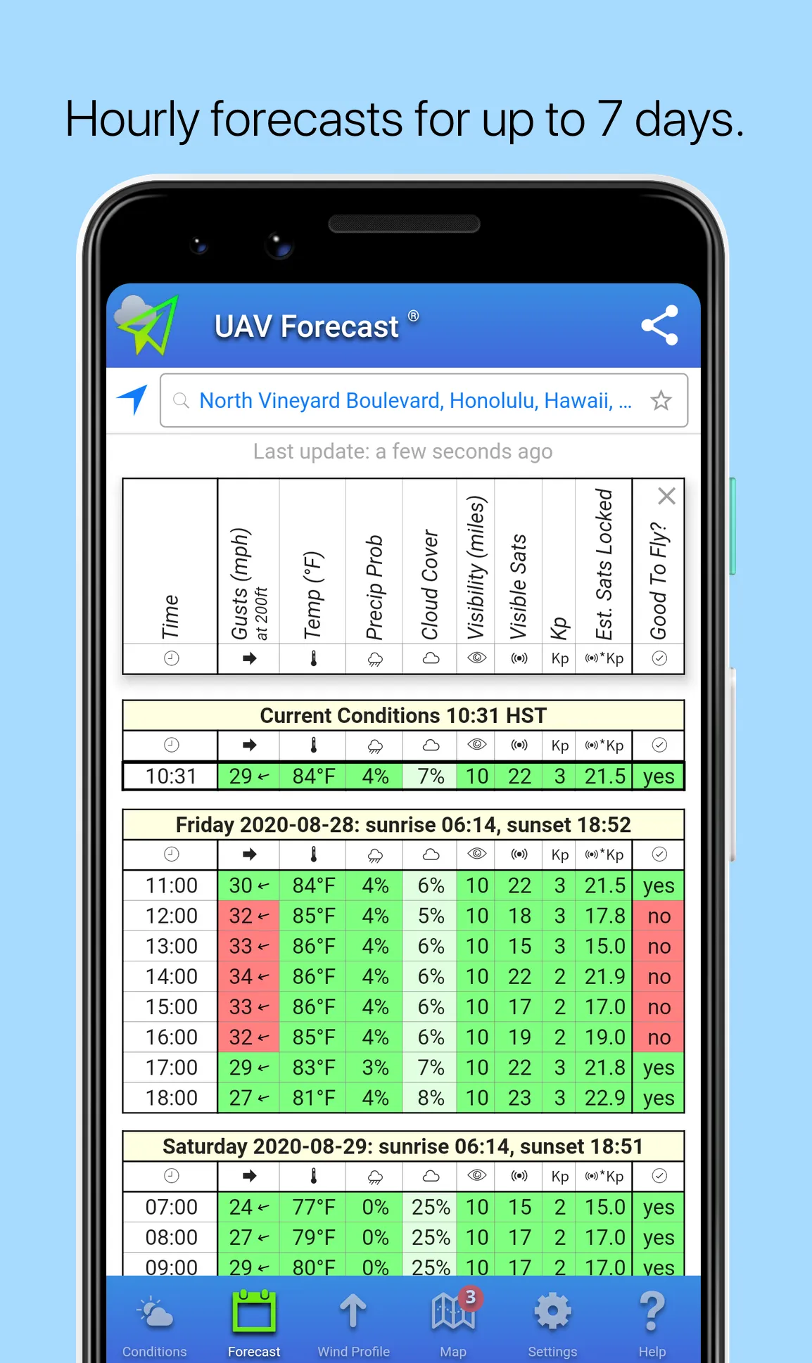 UAV Forecast for Drone Pilots | Indus Appstore | Screenshot