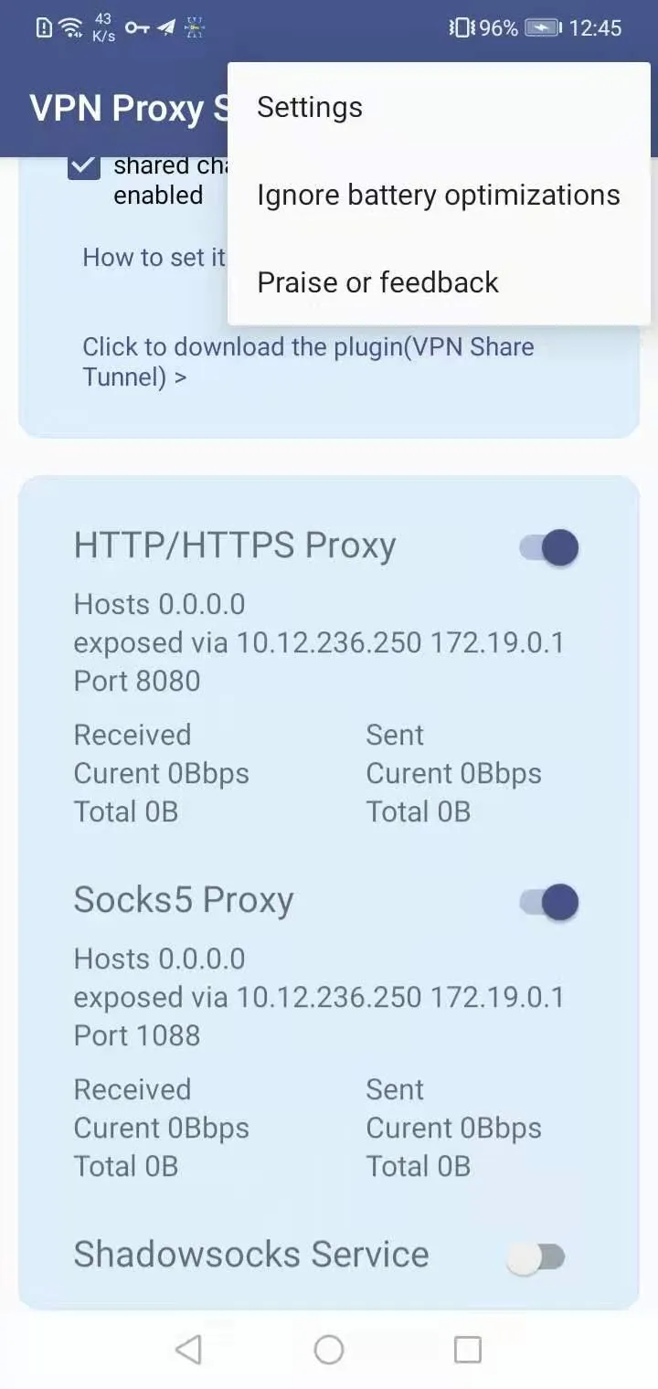 VPN Proxy Server:Tether NoRoot | Indus Appstore | Screenshot