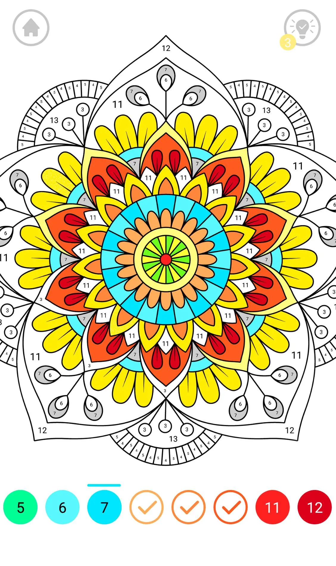 Mandala Coloring Antistress | Indus Appstore | Screenshot